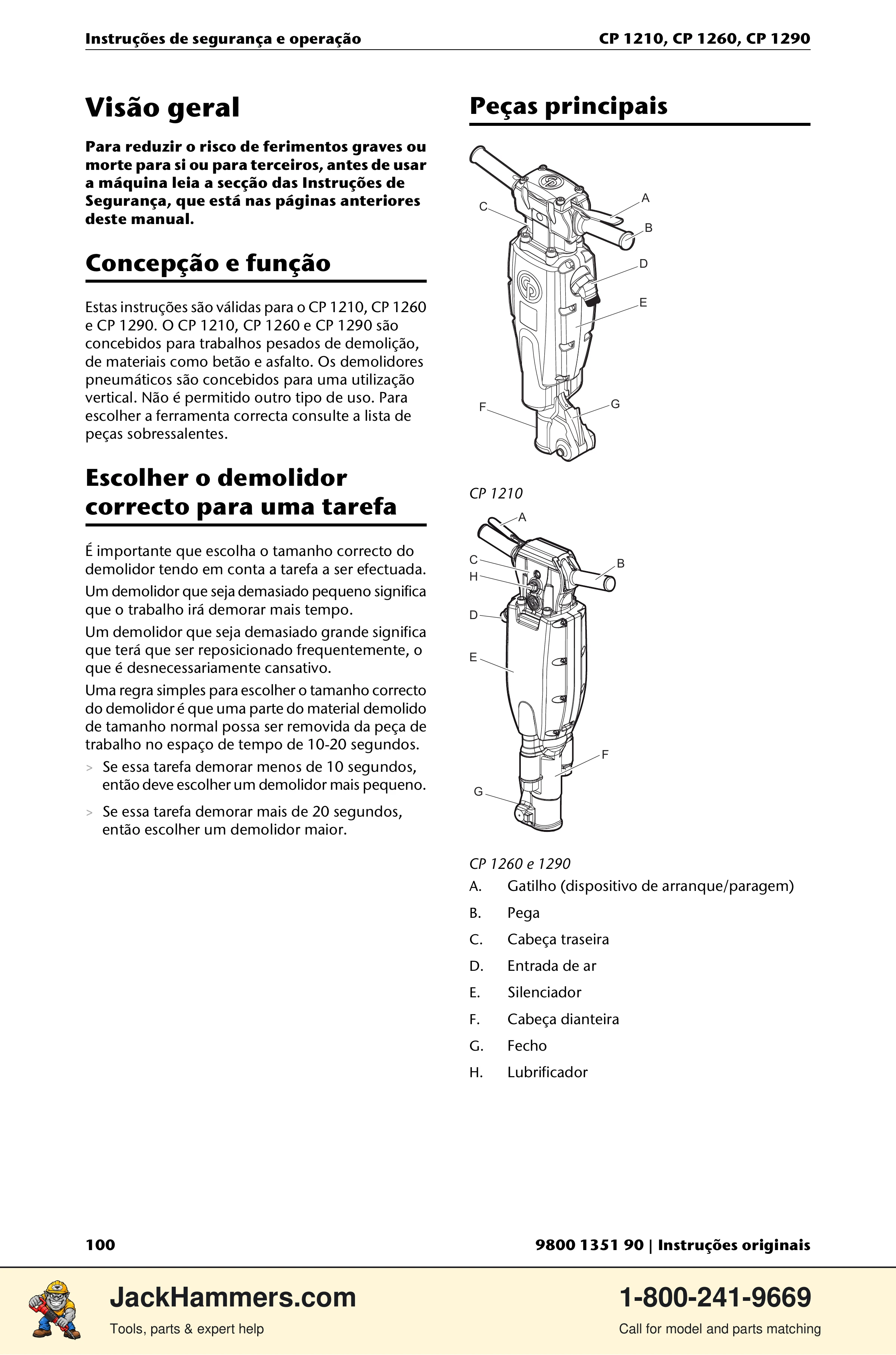 Chicago Pneumatic 1210 / 1260 / 1290 PDF page 100 of 268