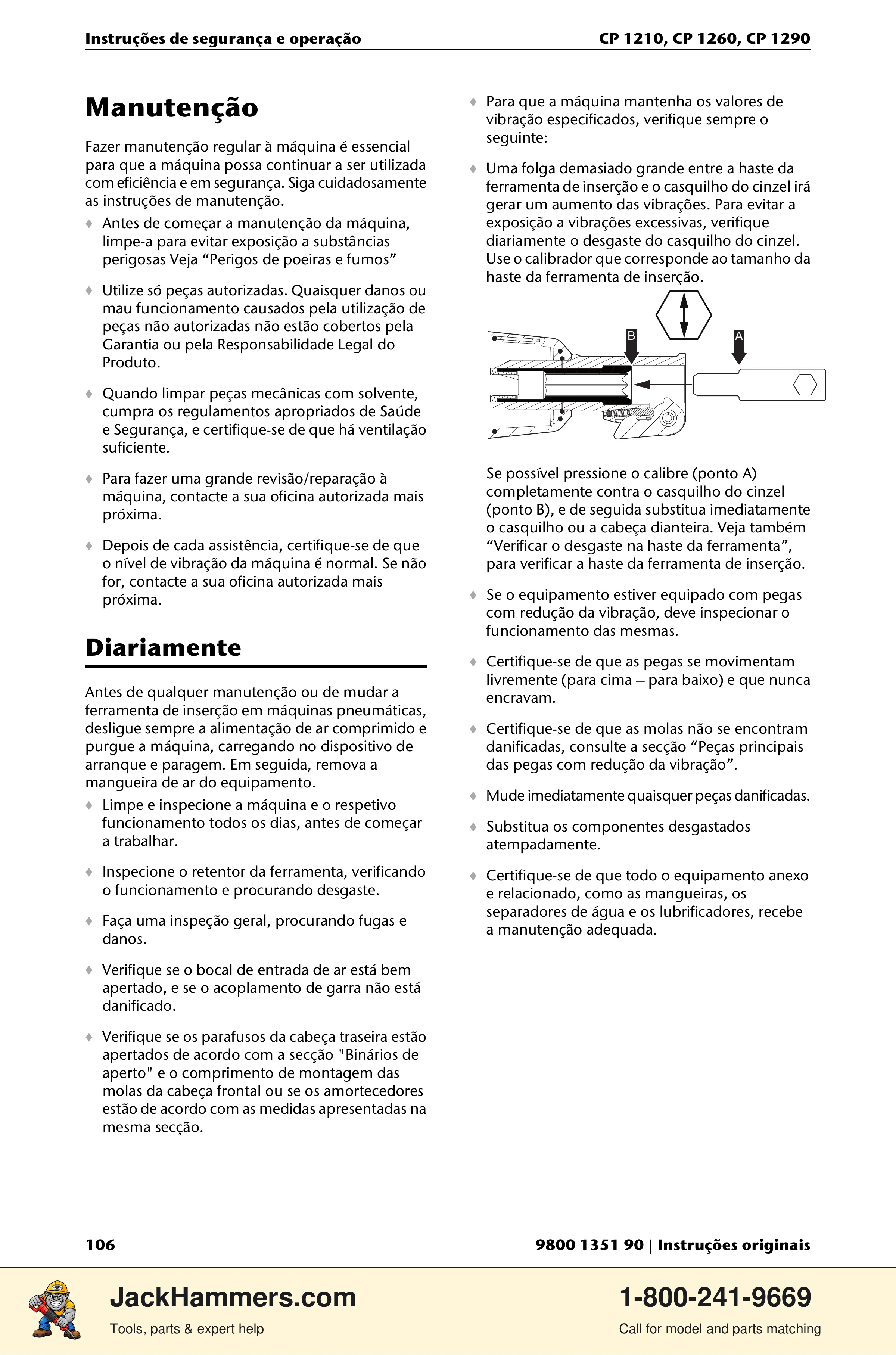 Chicago Pneumatic 1210 / 1260 / 1290 PDF page 106 of 268
