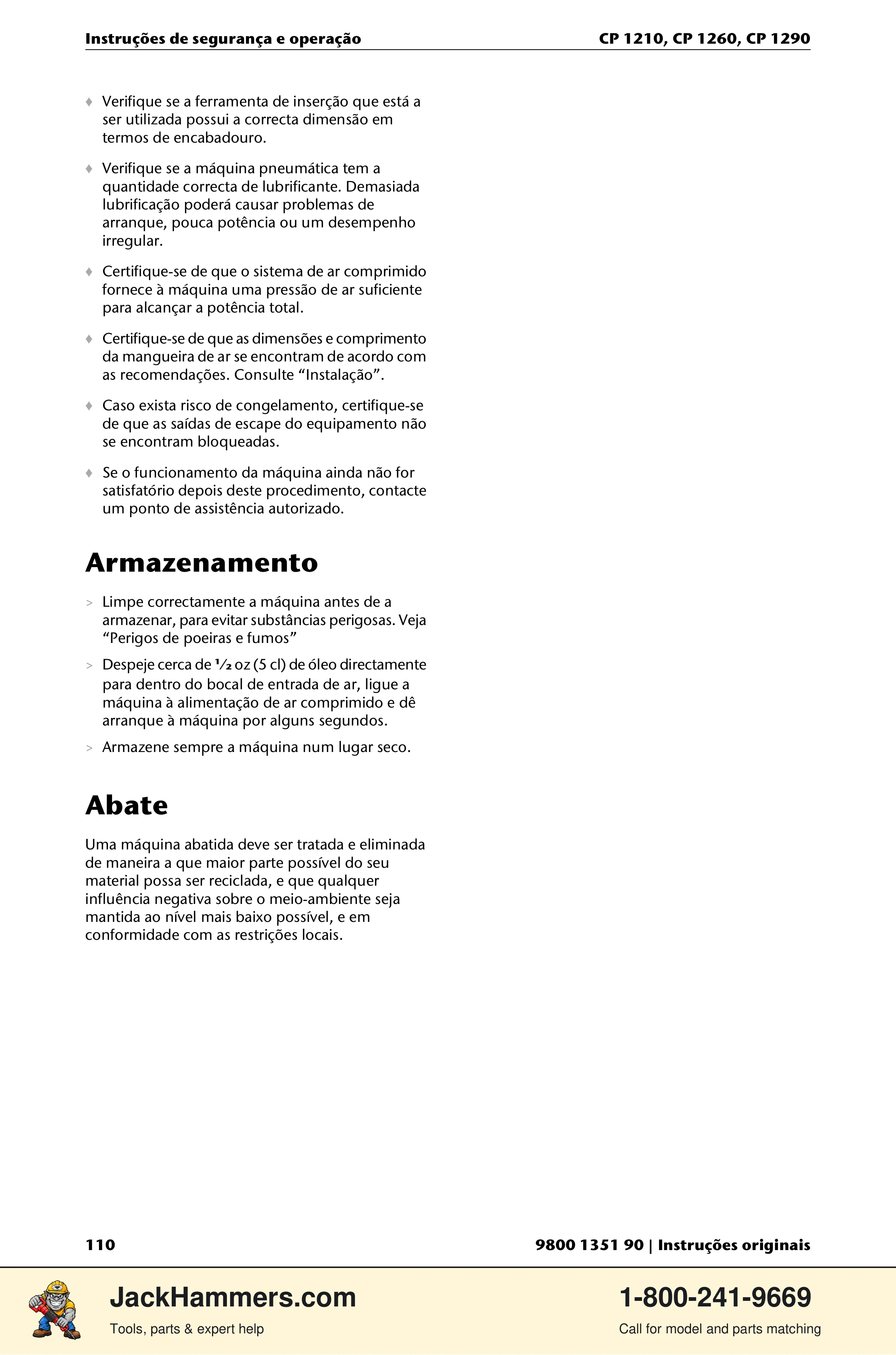 Chicago Pneumatic 1210 / 1260 / 1290 PDF page 110 of 268
