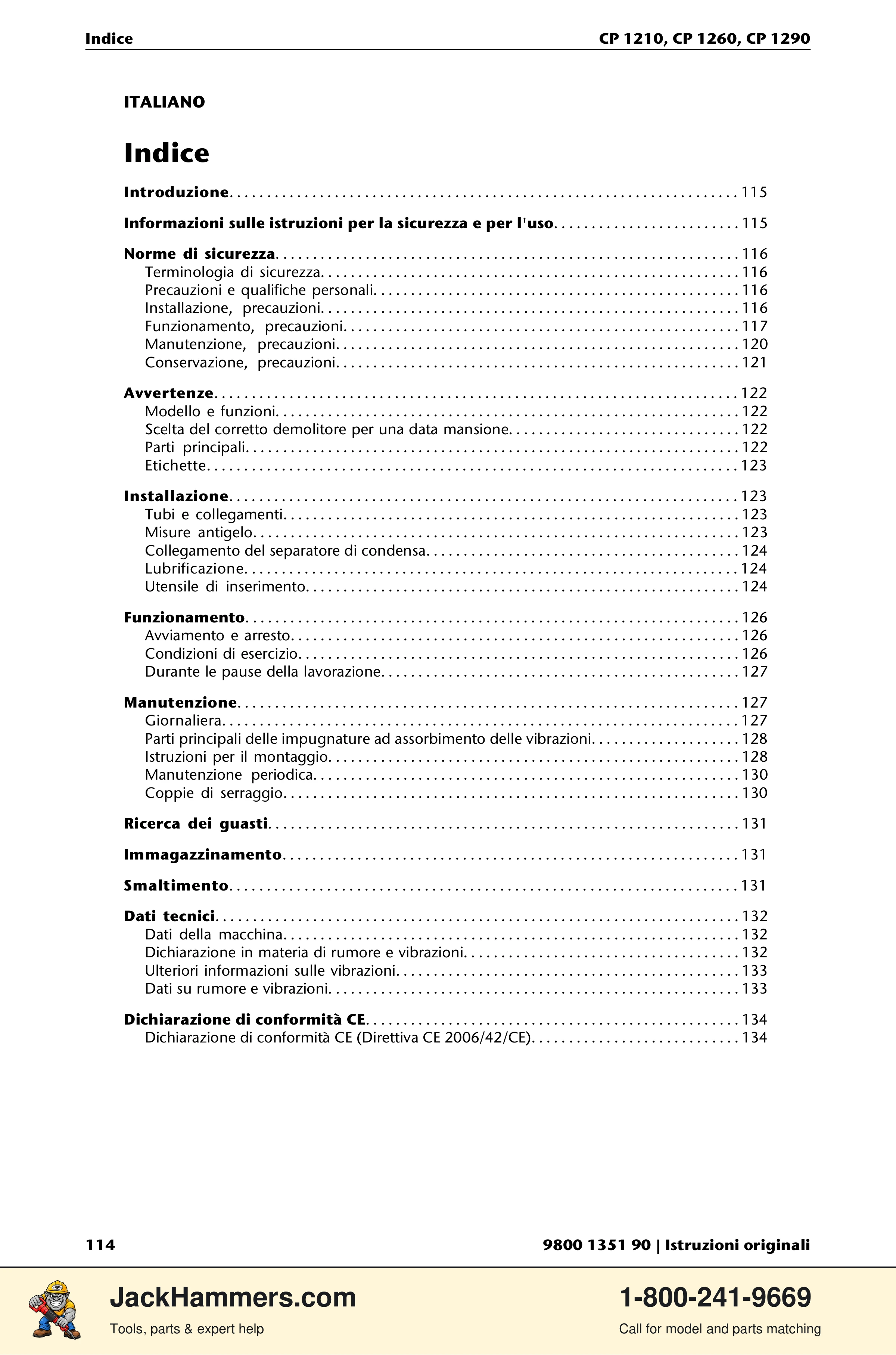 Chicago Pneumatic 1210 / 1260 / 1290 PDF page 114 of 268