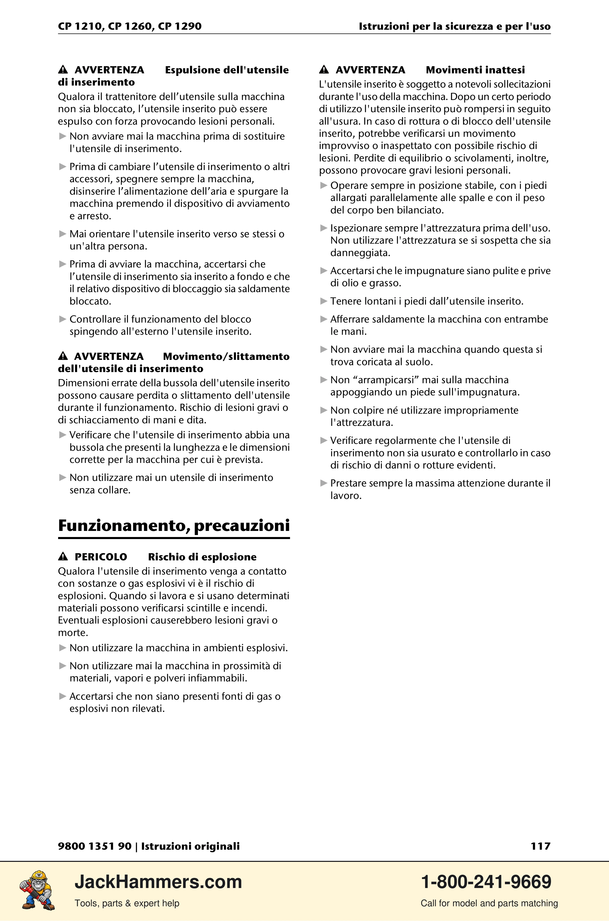 Chicago Pneumatic 1210 / 1260 / 1290 PDF page 117 of 268