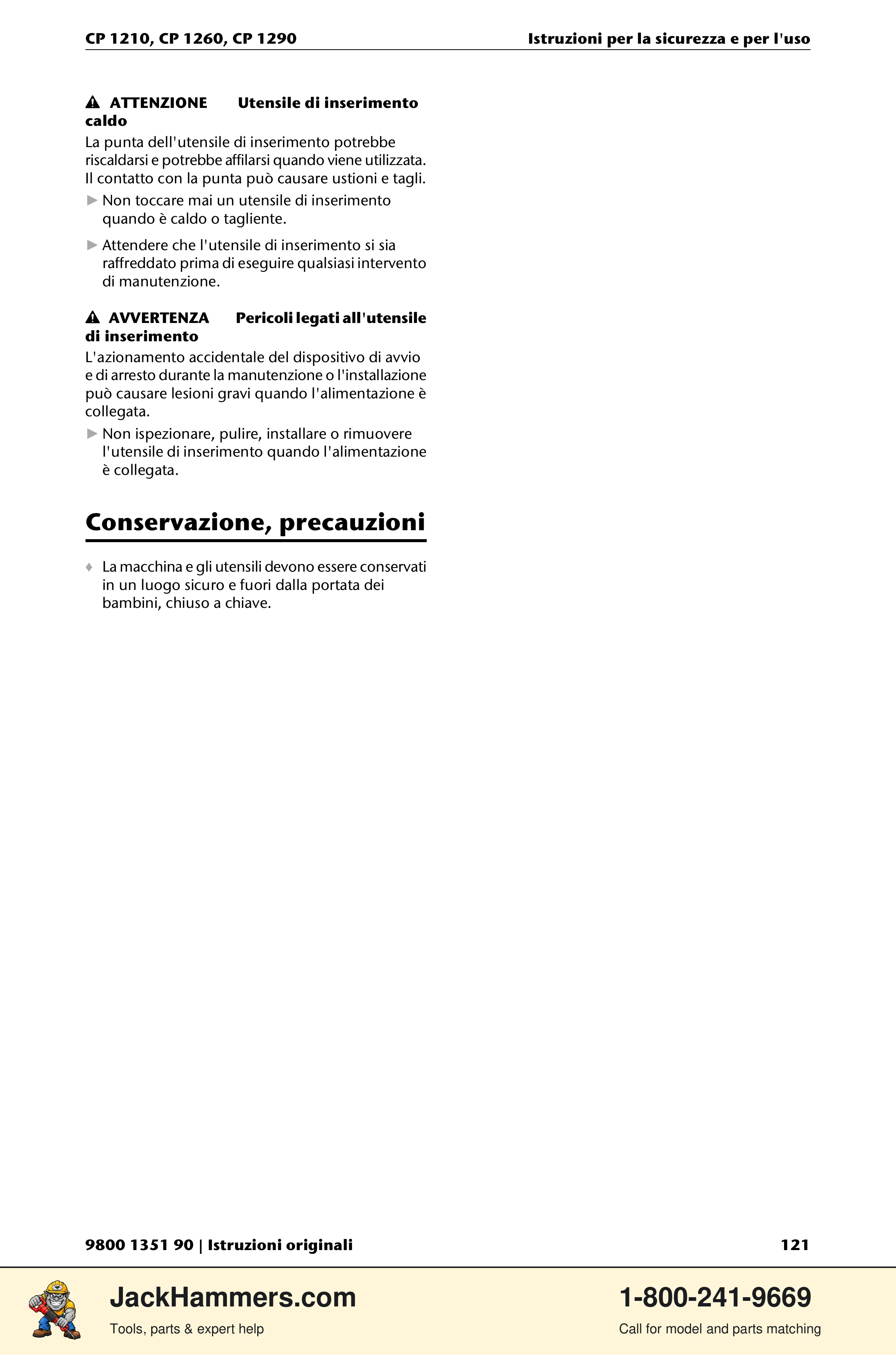 Chicago Pneumatic 1210 / 1260 / 1290 PDF page 121 of 268