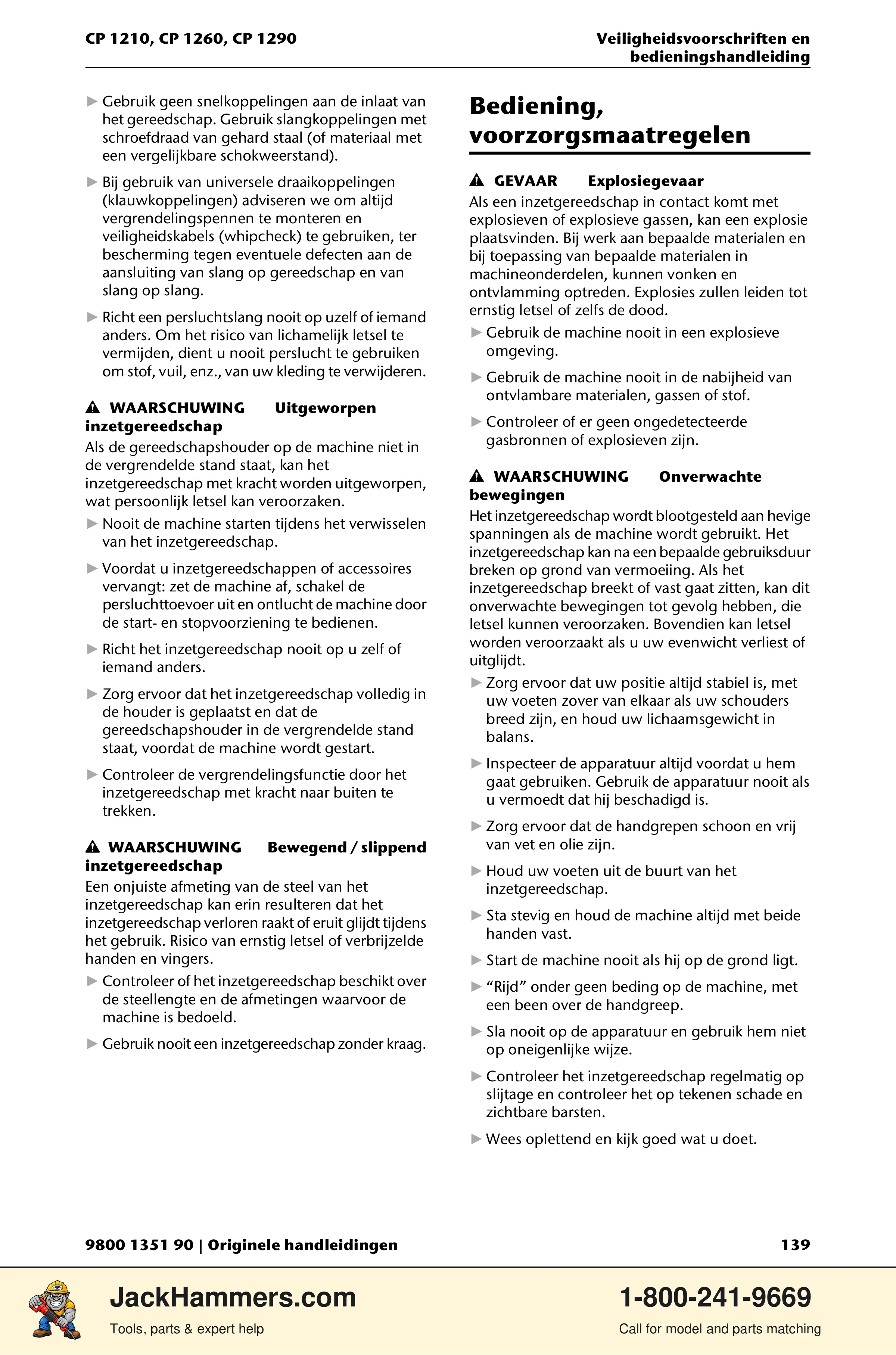 Chicago Pneumatic 1210 / 1260 / 1290 PDF page 139 of 268