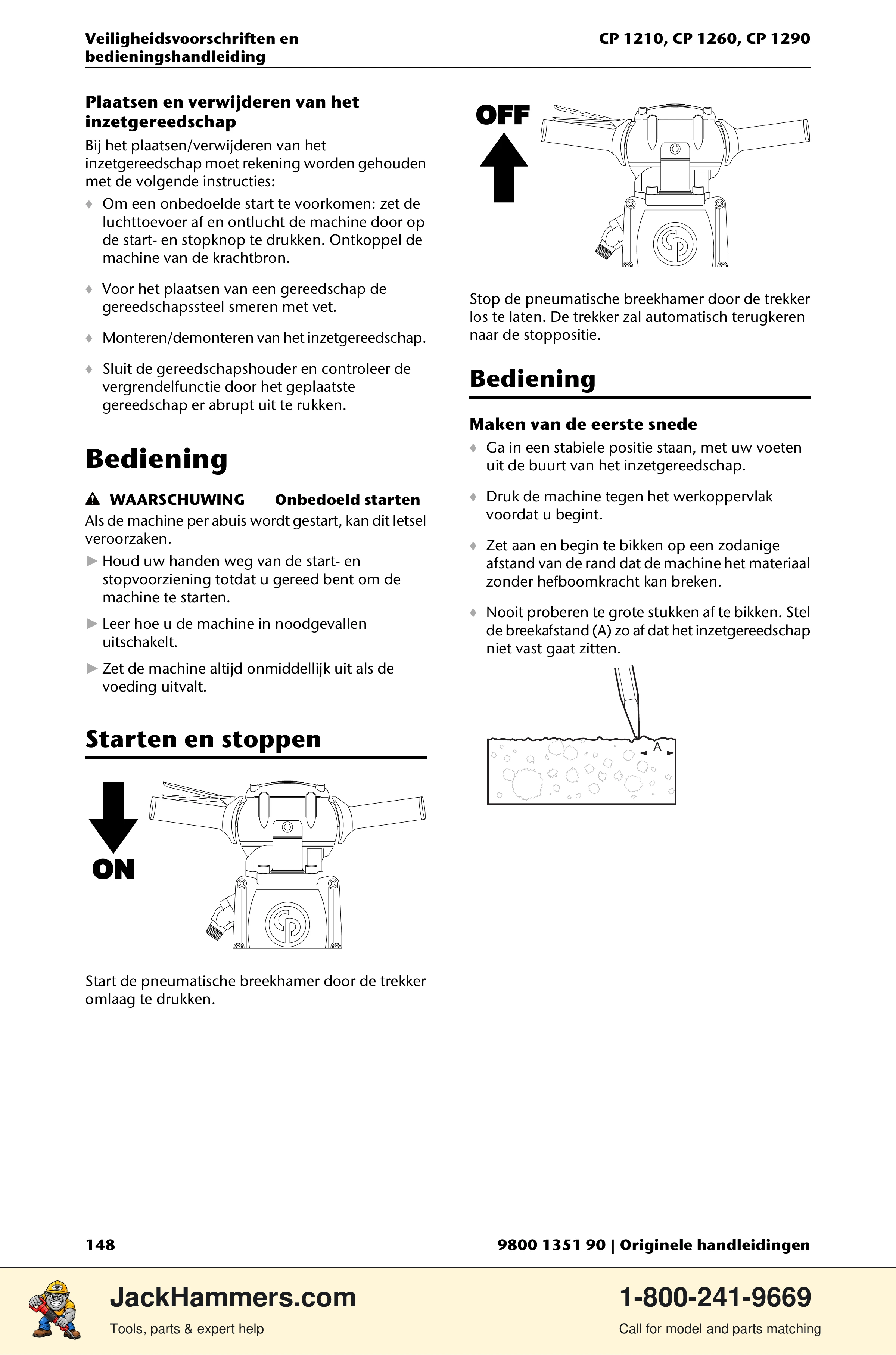 Chicago Pneumatic 1210 / 1260 / 1290 PDF page 148 of 268