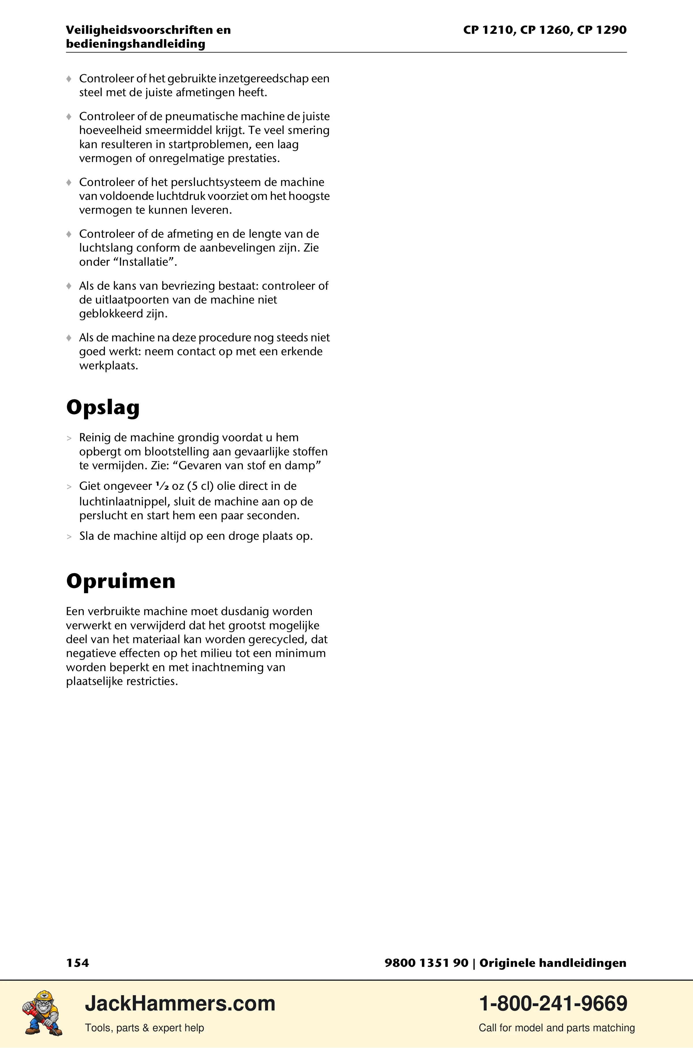 Chicago Pneumatic 1210 / 1260 / 1290 PDF page 154 of 268