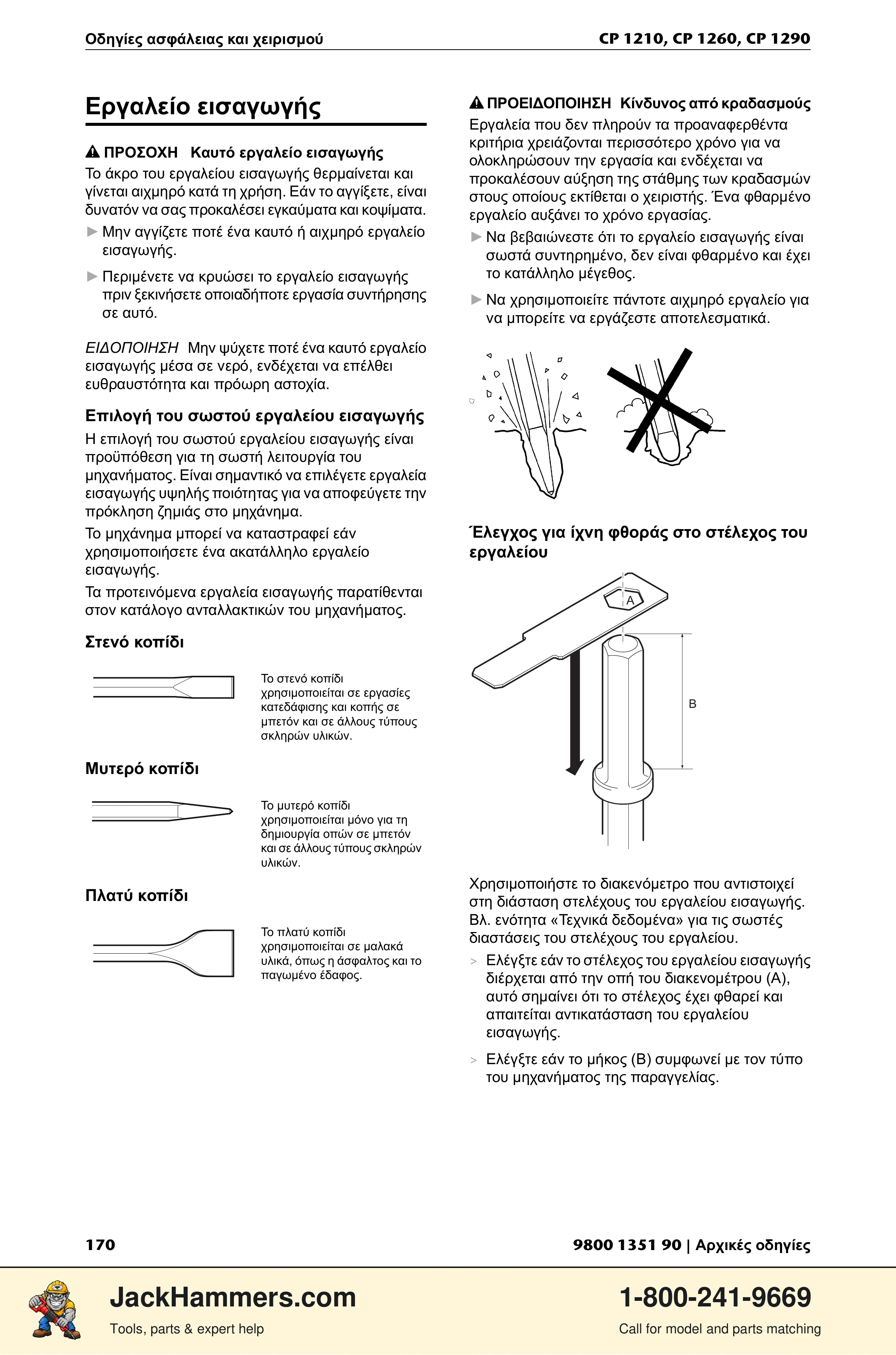 Chicago Pneumatic 1210 / 1260 / 1290 PDF page 170 of 268