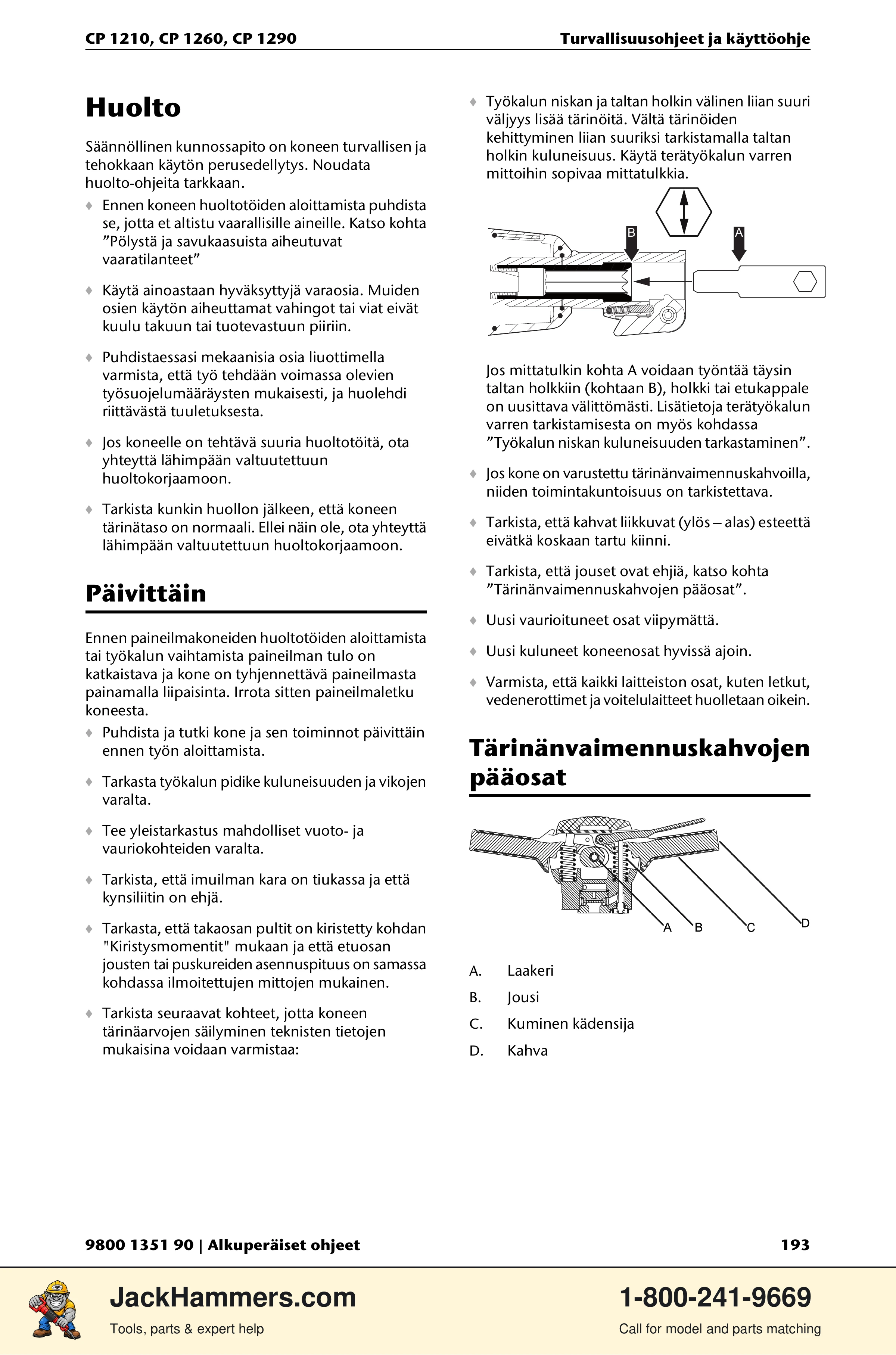 Chicago Pneumatic 1210 / 1260 / 1290 PDF page 193 of 268