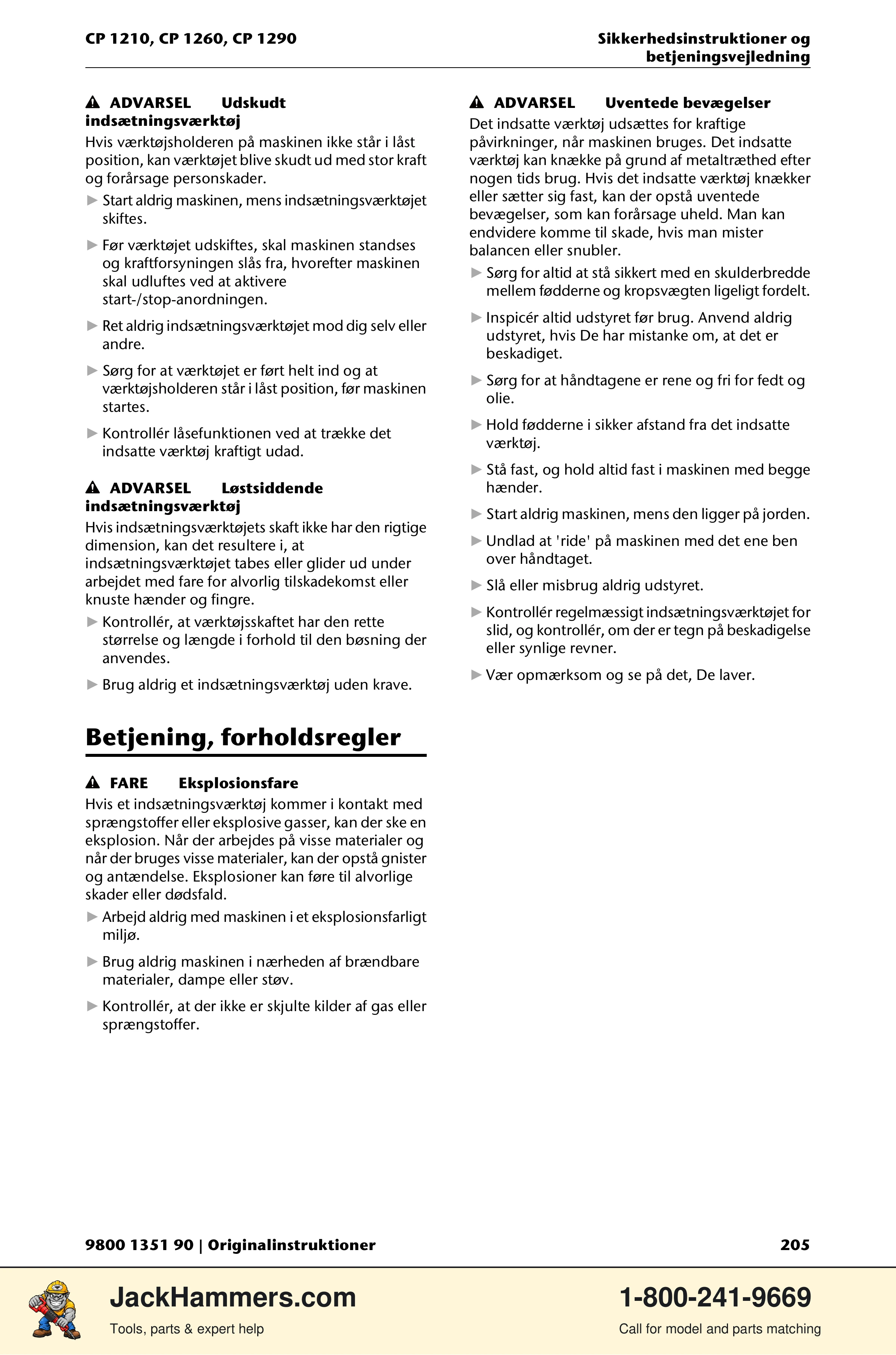 Chicago Pneumatic 1210 / 1260 / 1290 PDF page 205 of 268