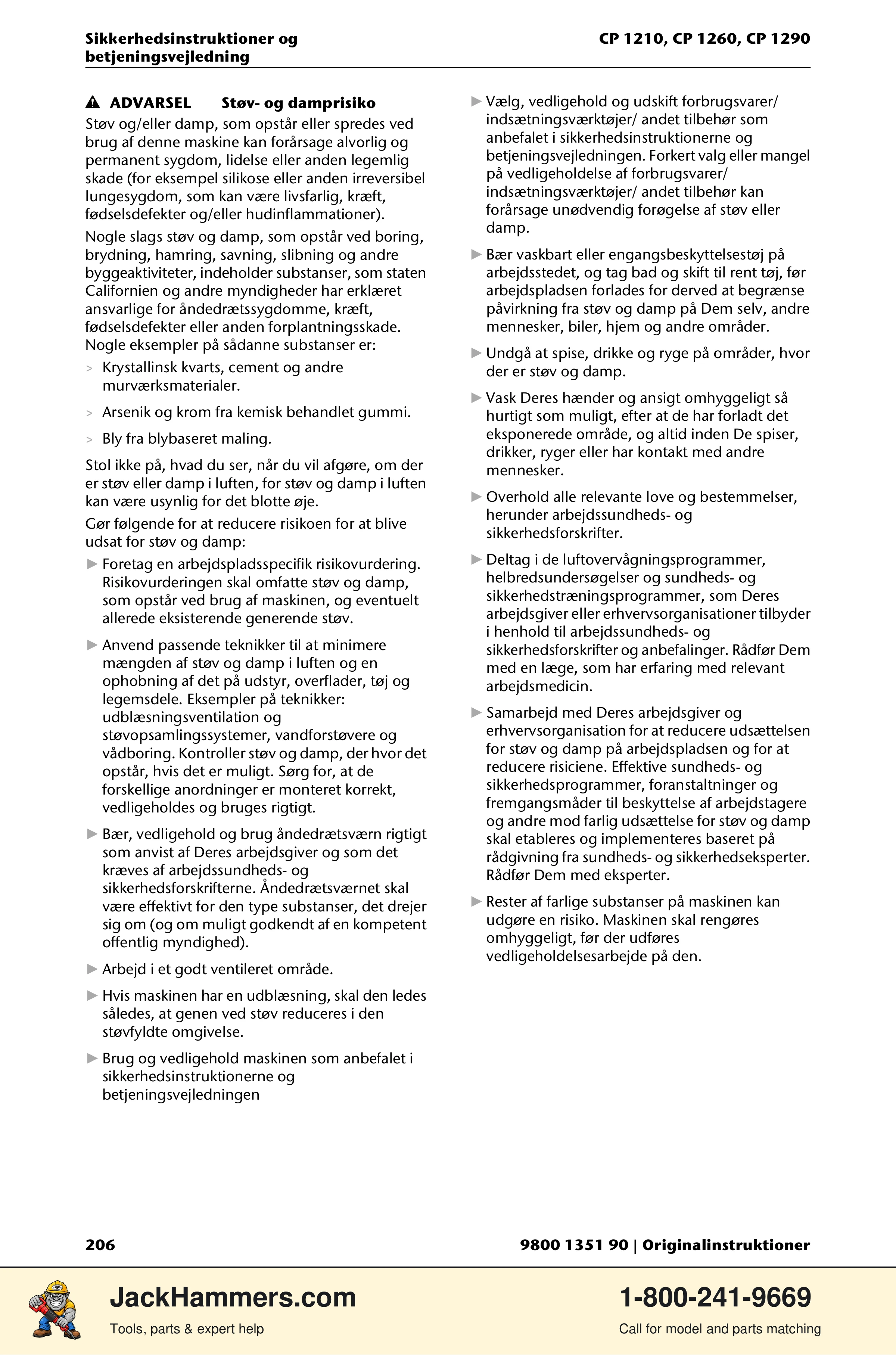 Chicago Pneumatic 1210 / 1260 / 1290 PDF page 206 of 268