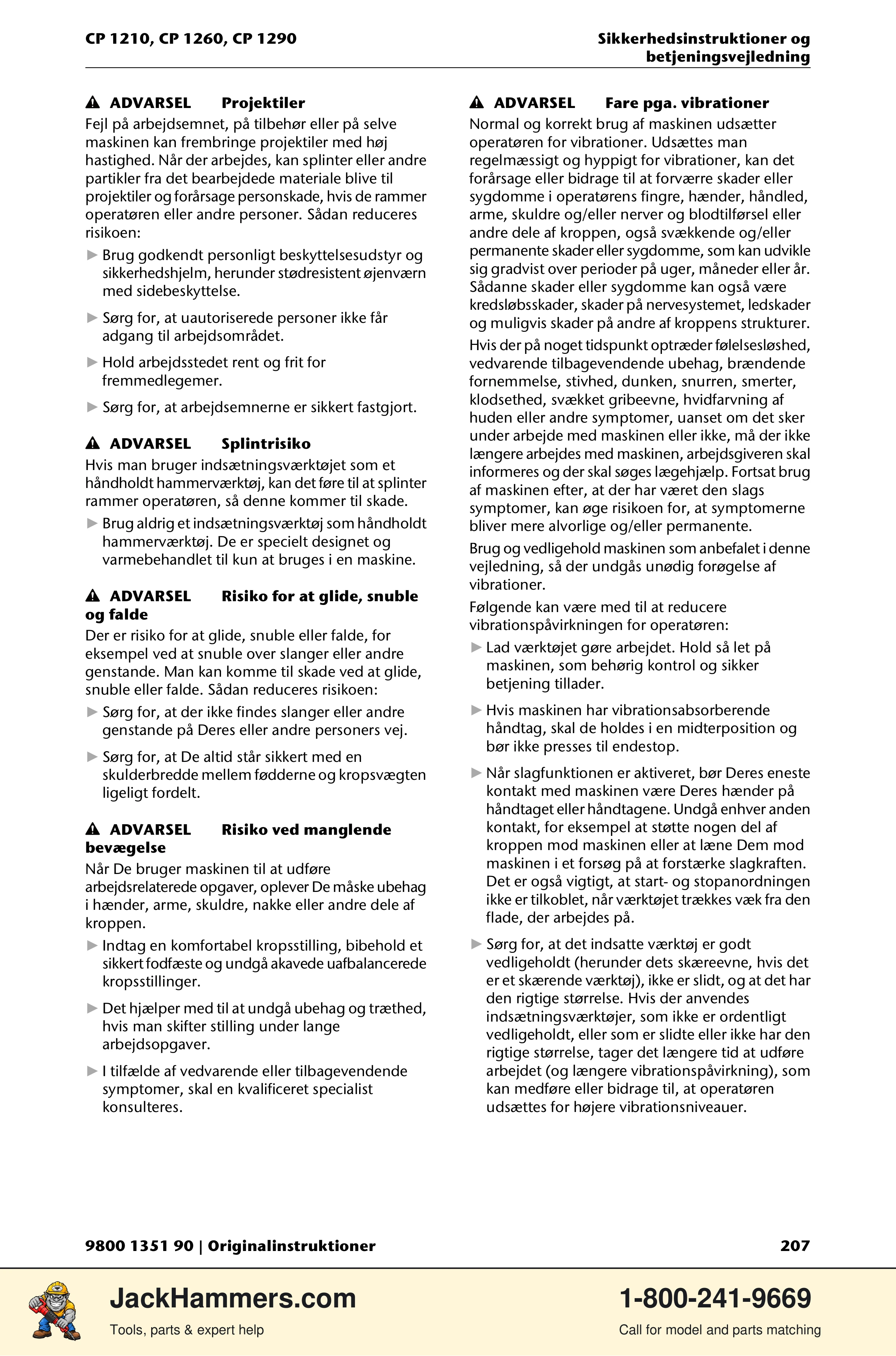 Chicago Pneumatic 1210 / 1260 / 1290 PDF page 207 of 268