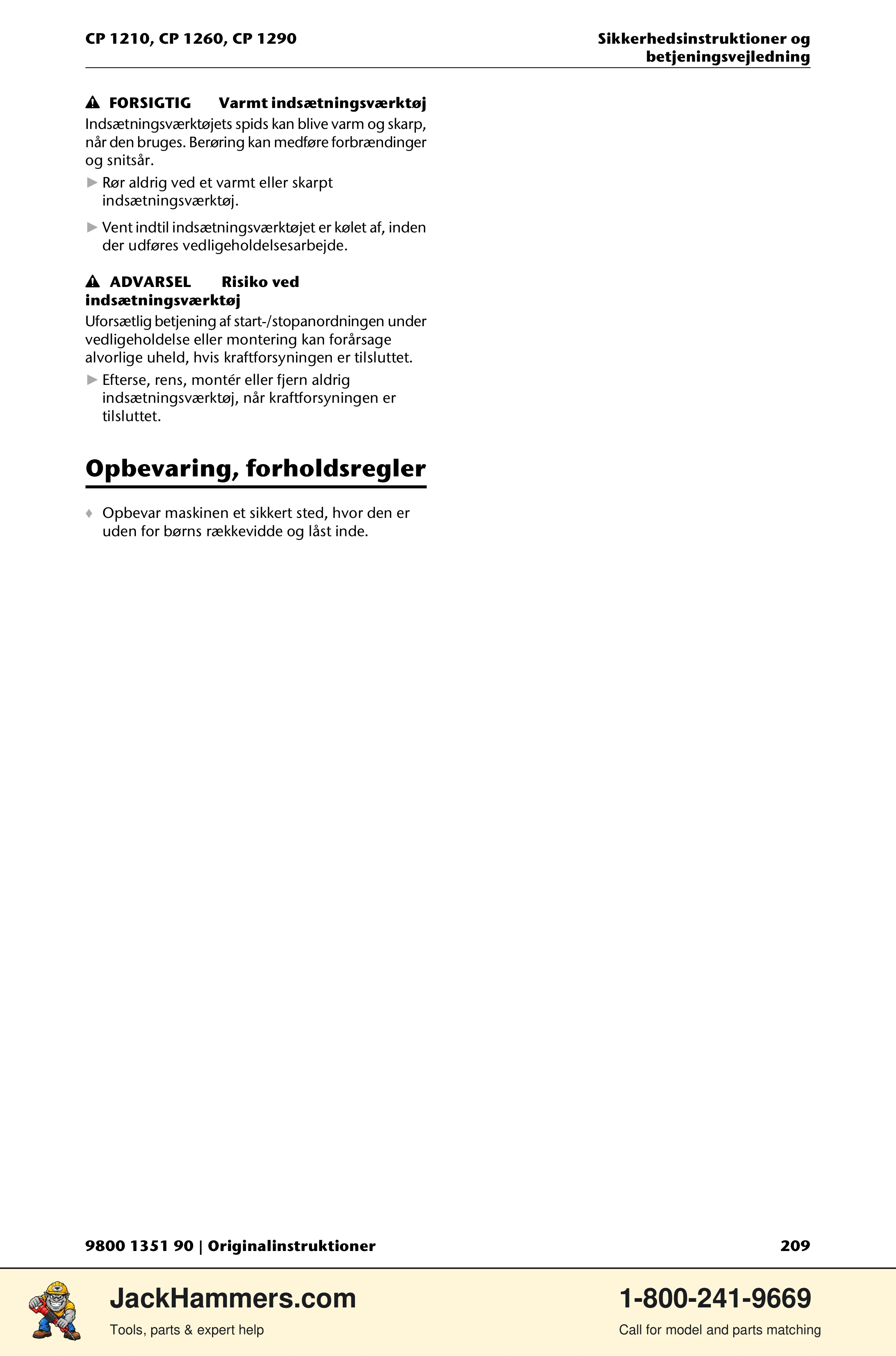 Chicago Pneumatic 1210 / 1260 / 1290 PDF page 209 of 268