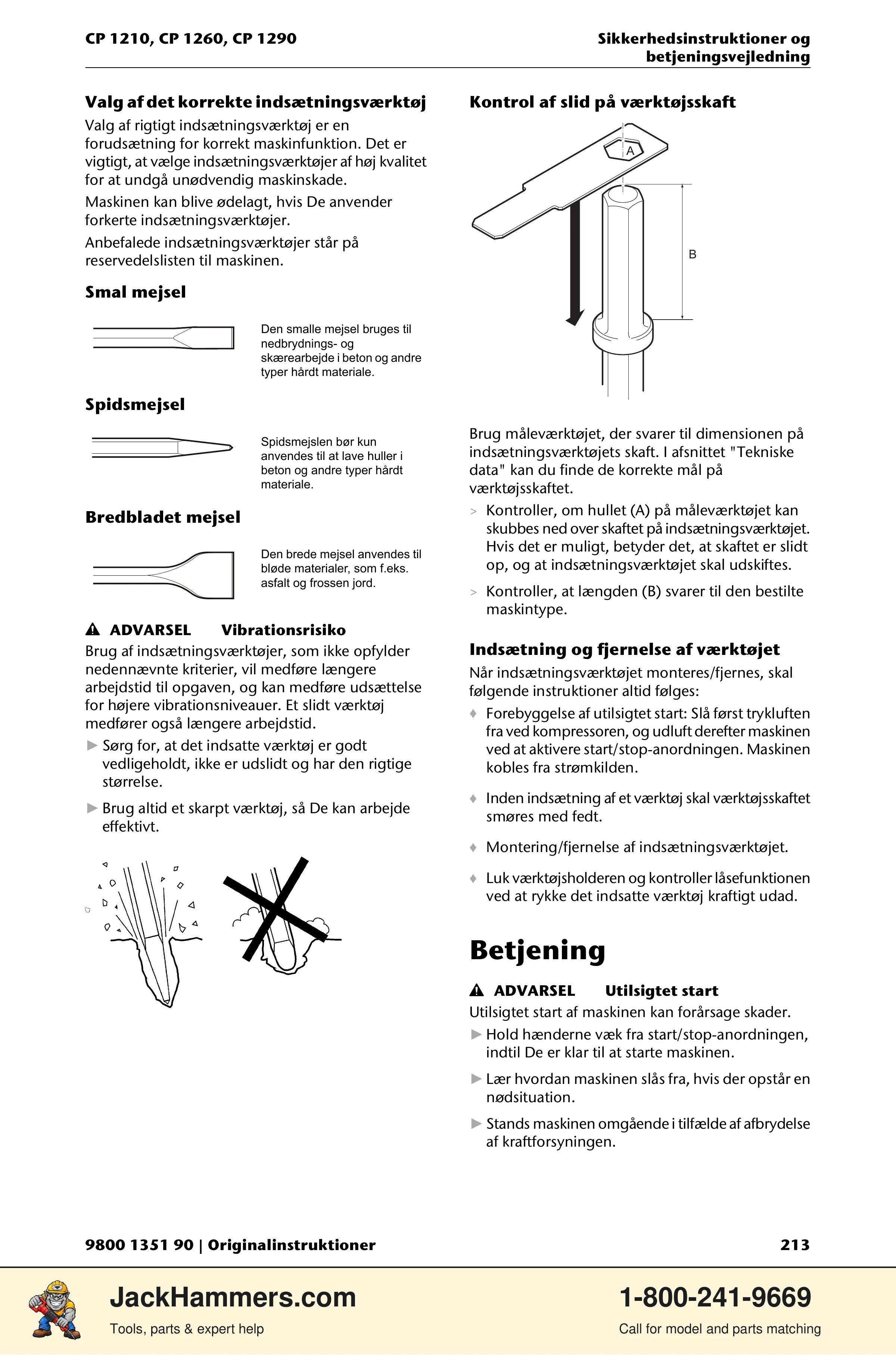 Chicago Pneumatic 1210 / 1260 / 1290 PDF page 213 of 268