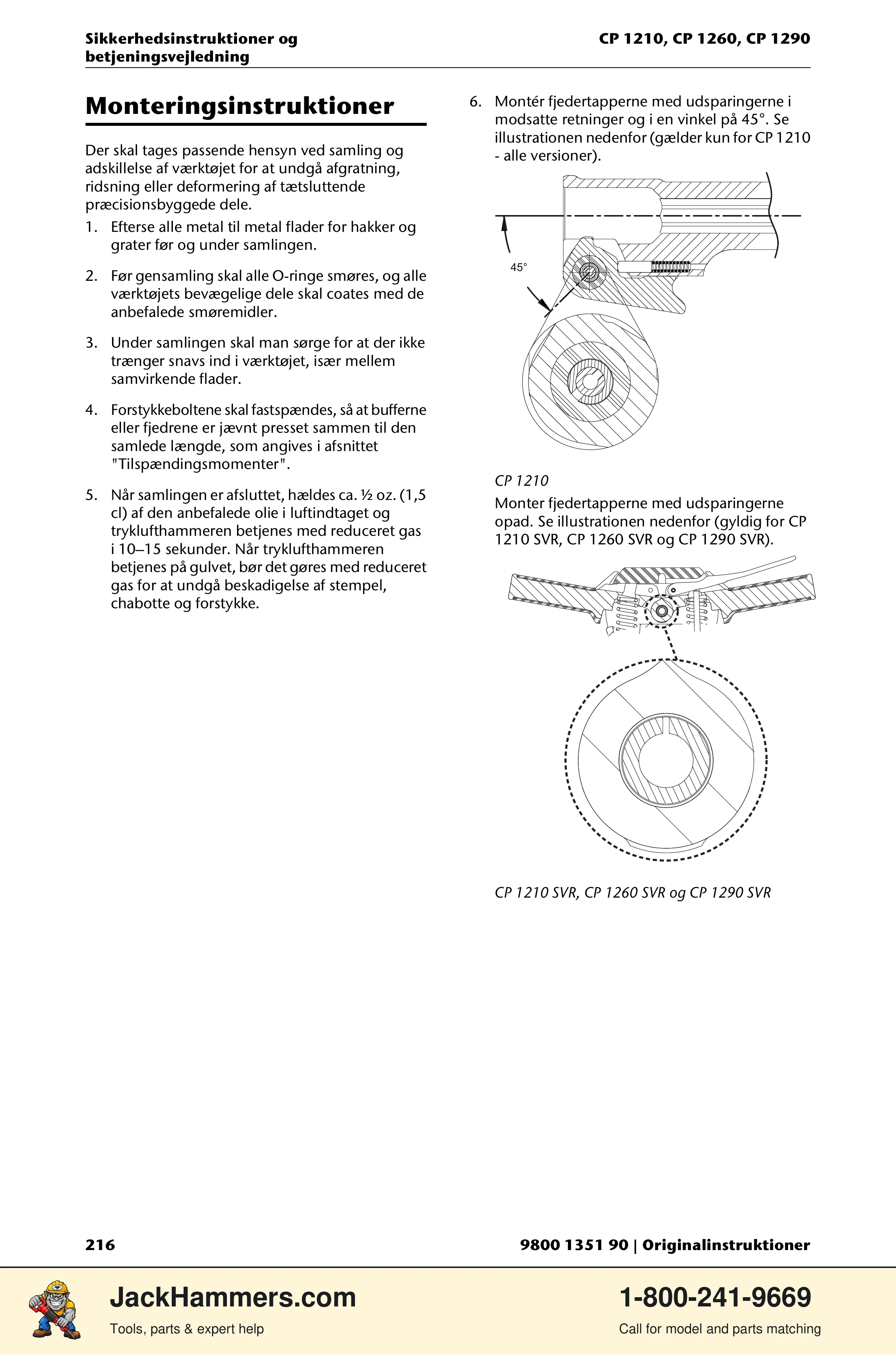 Chicago Pneumatic 1210 / 1260 / 1290 PDF page 216 of 268