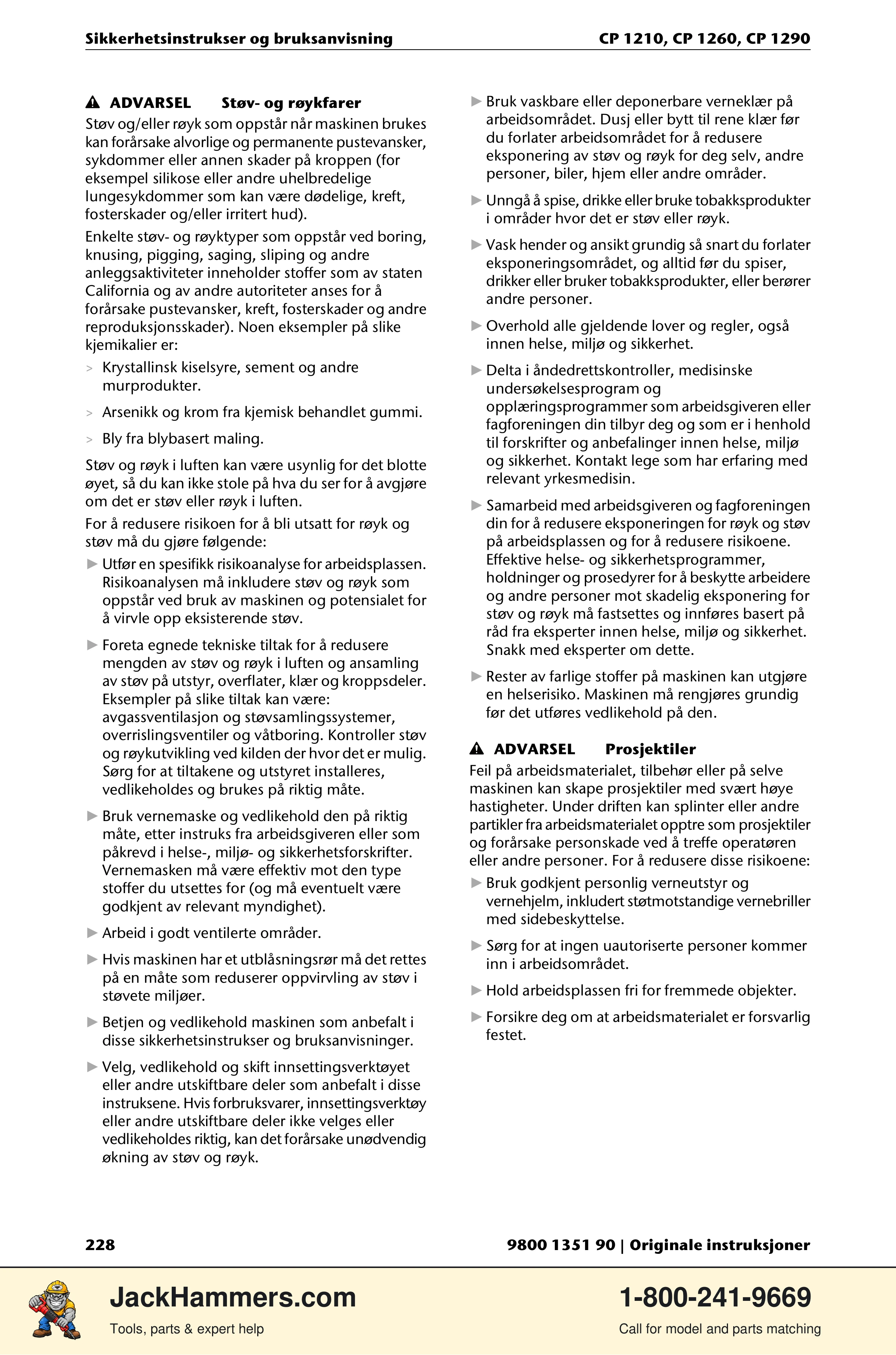 Chicago Pneumatic 1210 / 1260 / 1290 PDF page 228 of 268