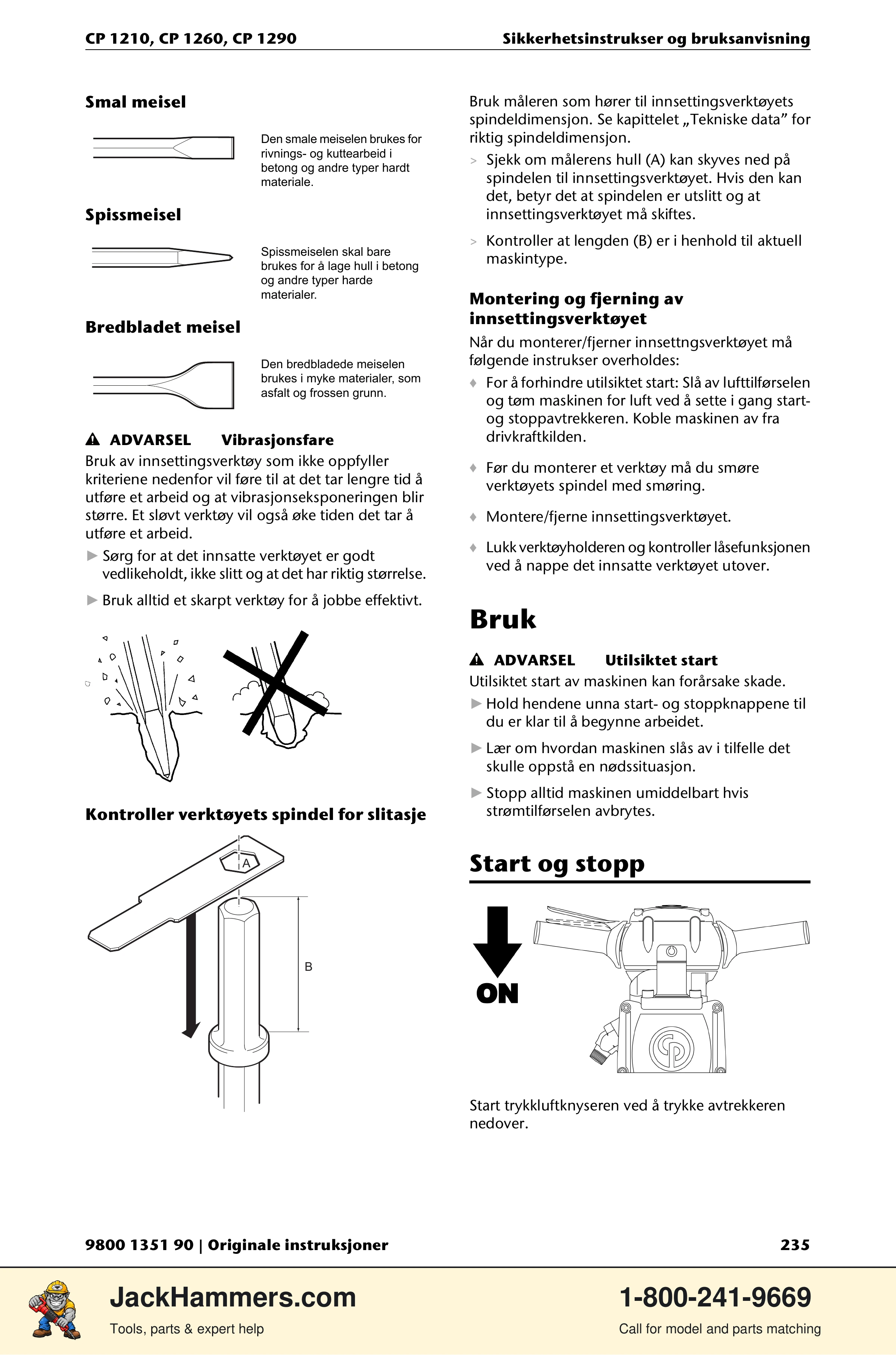 Chicago Pneumatic 1210 / 1260 / 1290 PDF page 235 of 268