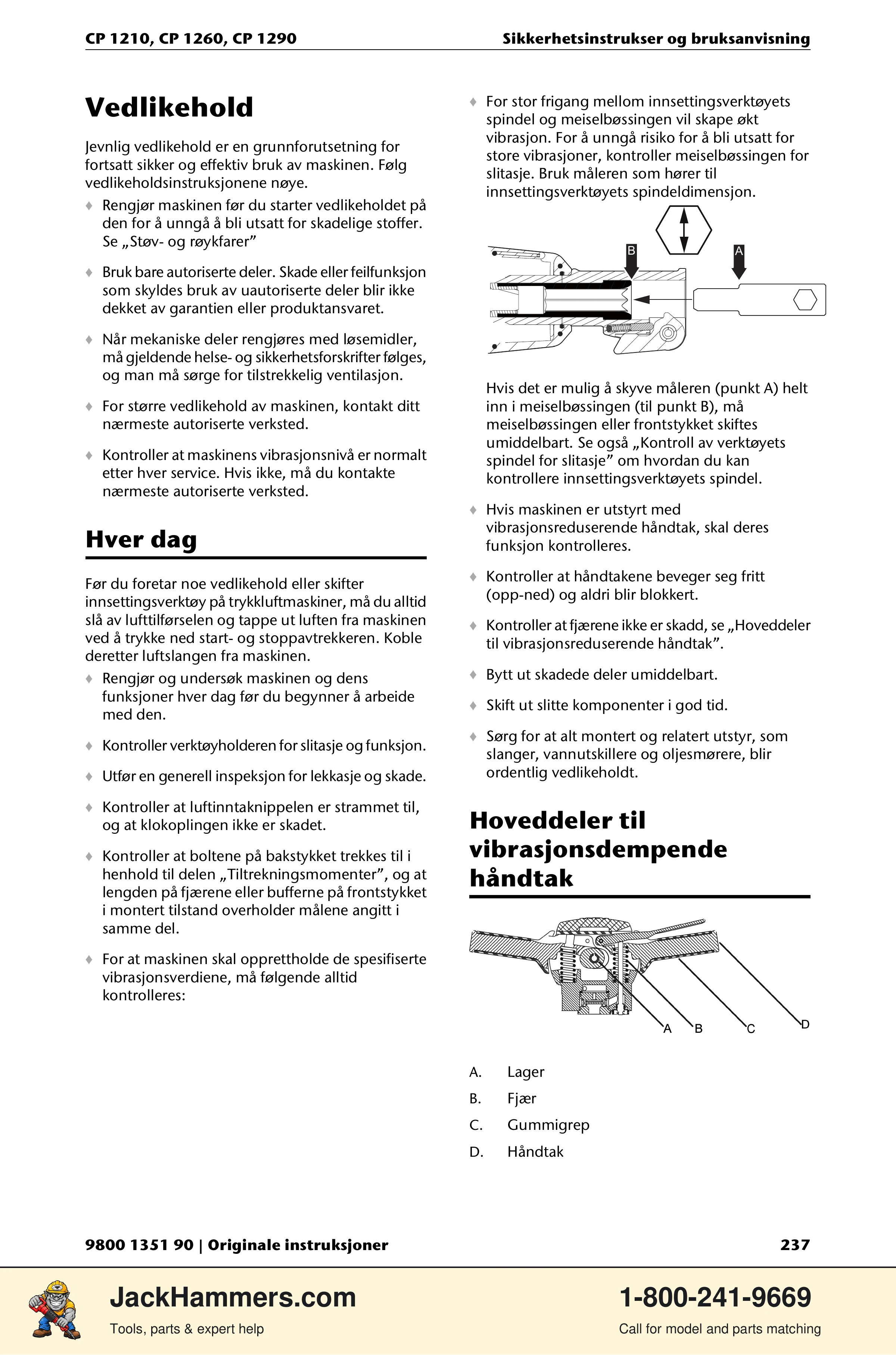 Chicago Pneumatic 1210 / 1260 / 1290 PDF page 237 of 268