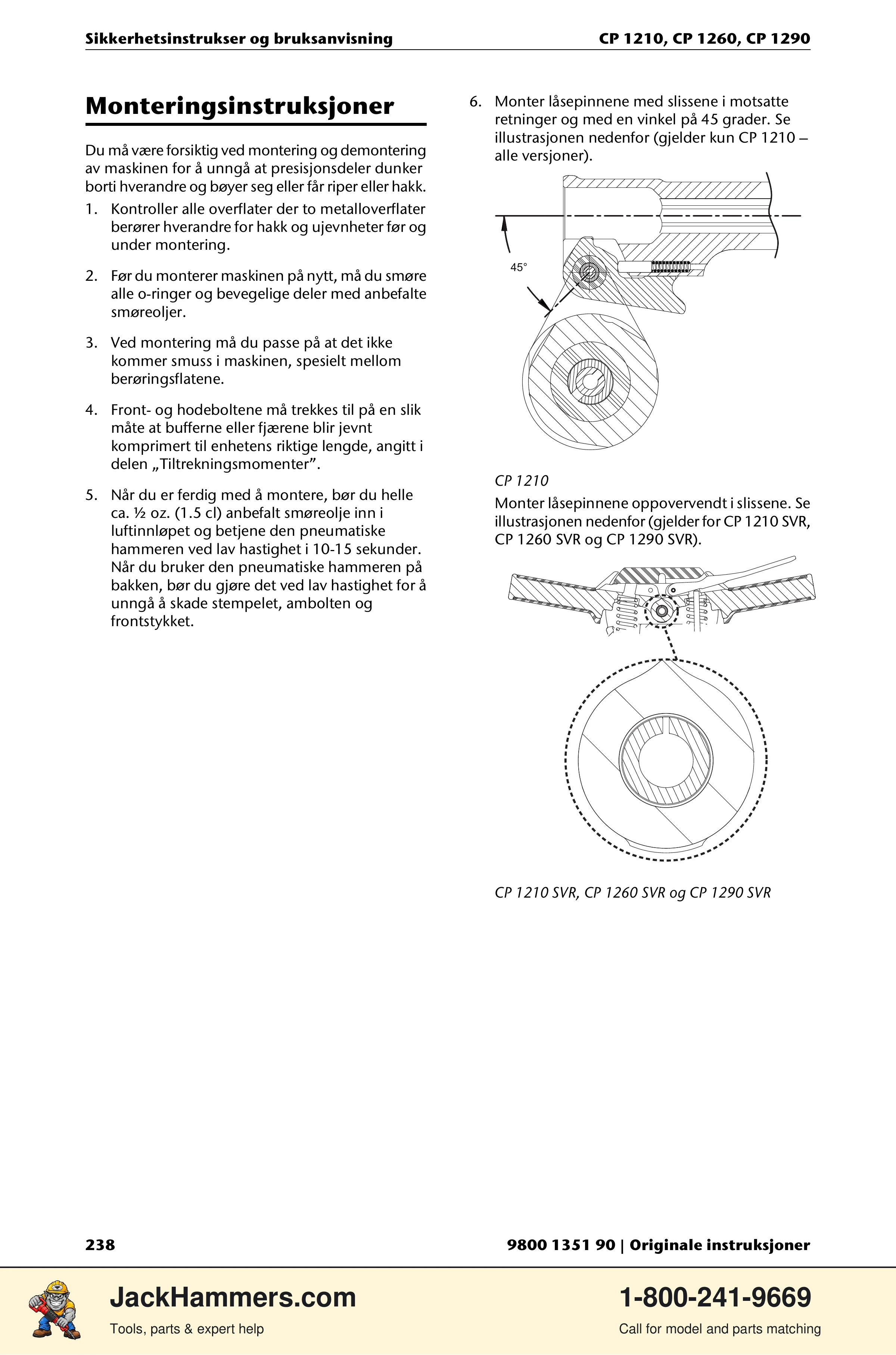 Chicago Pneumatic 1210 / 1260 / 1290 PDF page 238 of 268