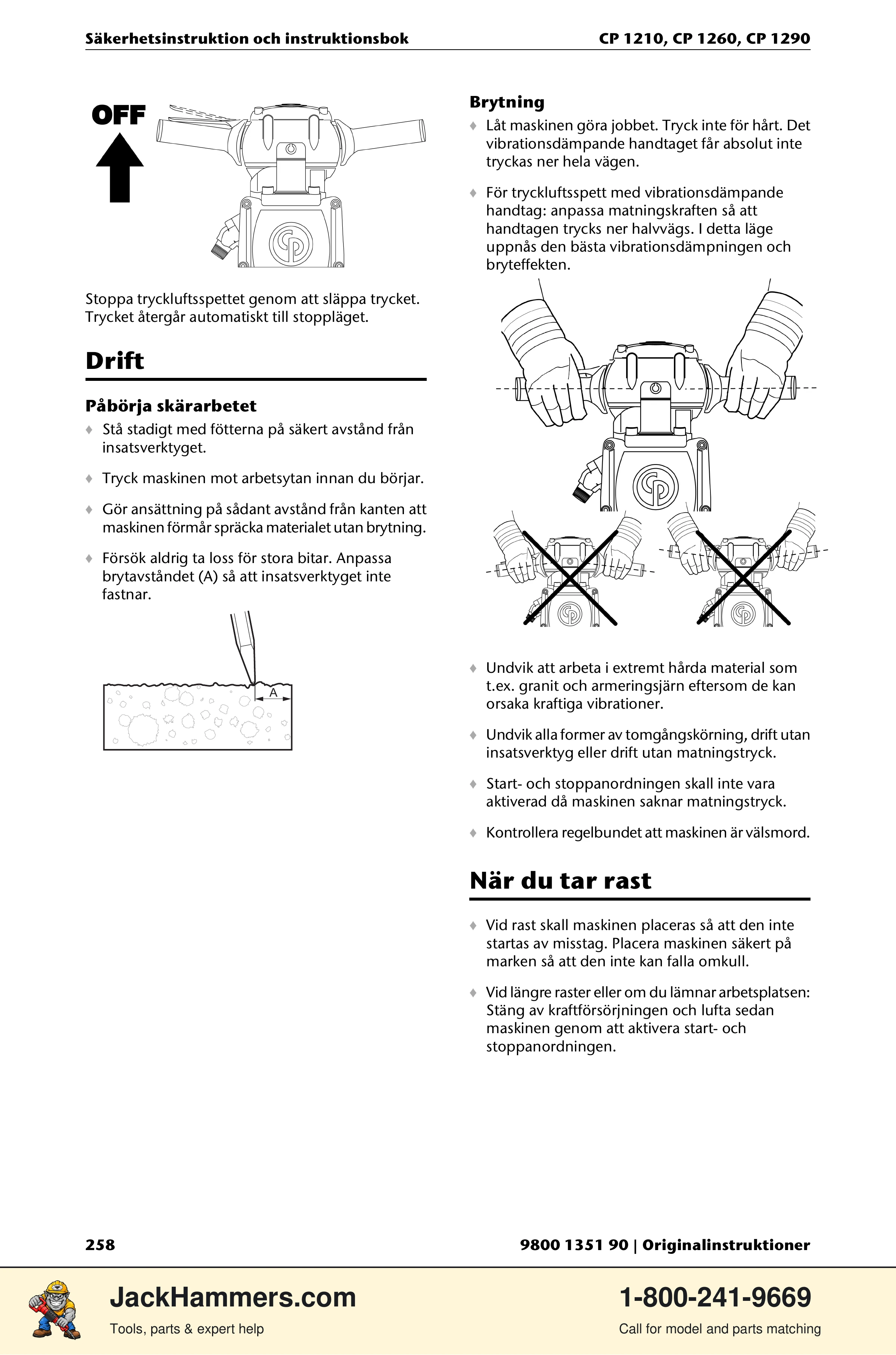Chicago Pneumatic 1210 / 1260 / 1290 PDF page 258 of 268