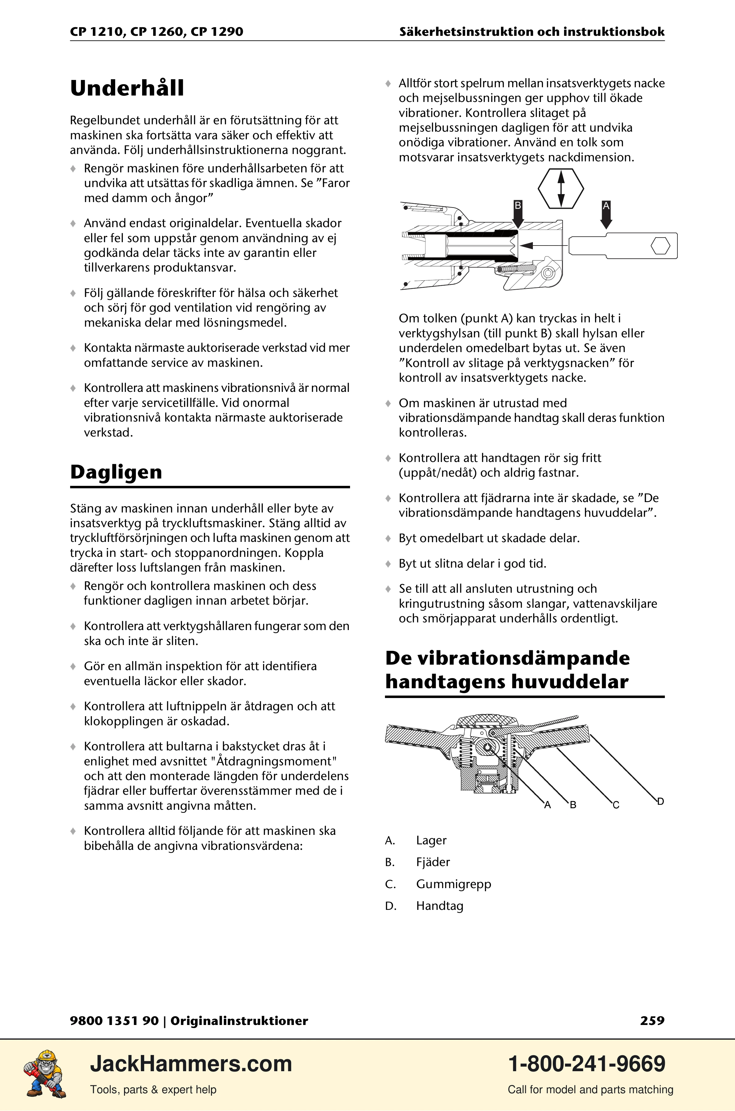 Chicago Pneumatic 1210 / 1260 / 1290 PDF page 259 of 268