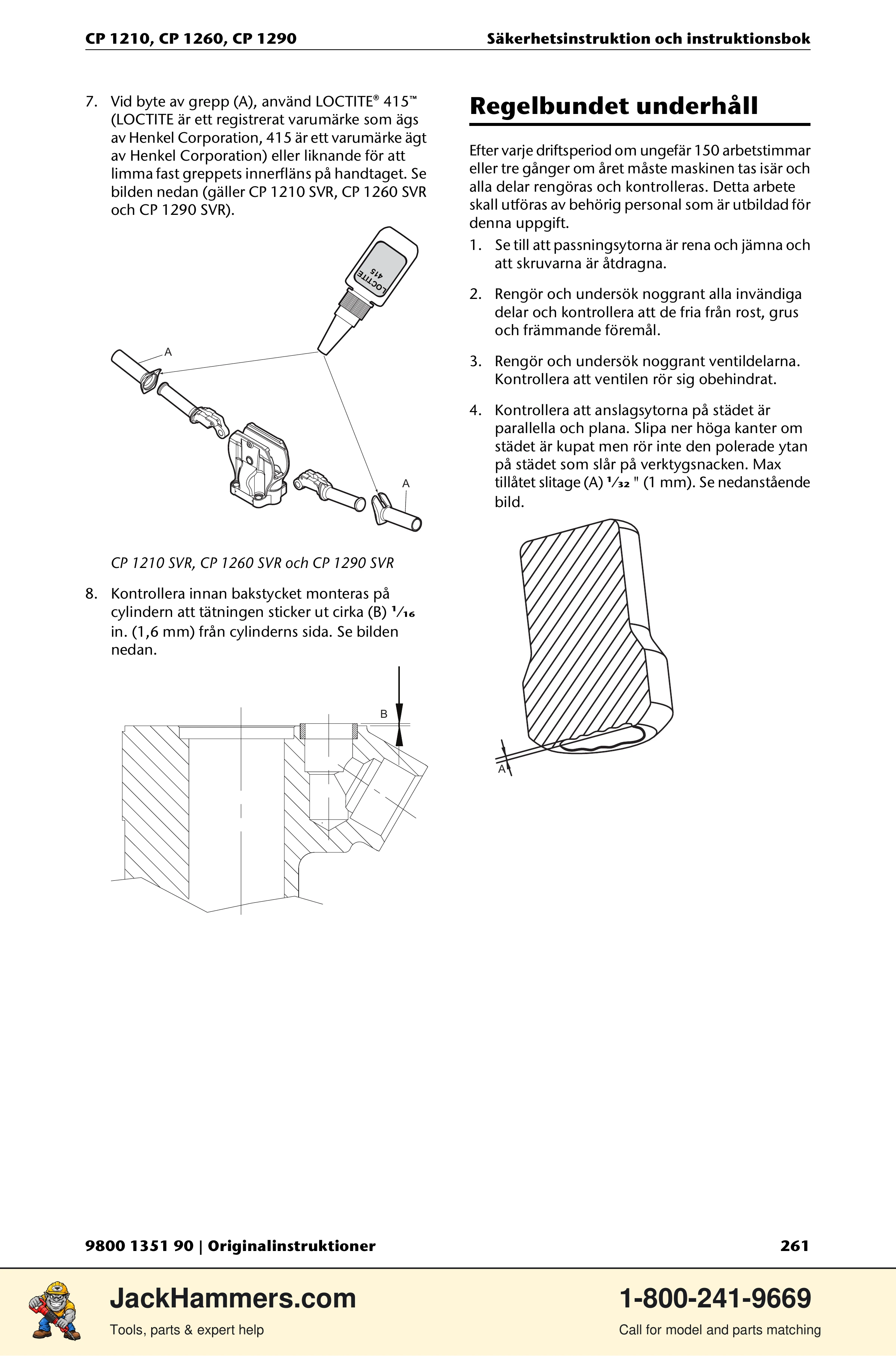 Chicago Pneumatic 1210 / 1260 / 1290 PDF page 261 of 268
