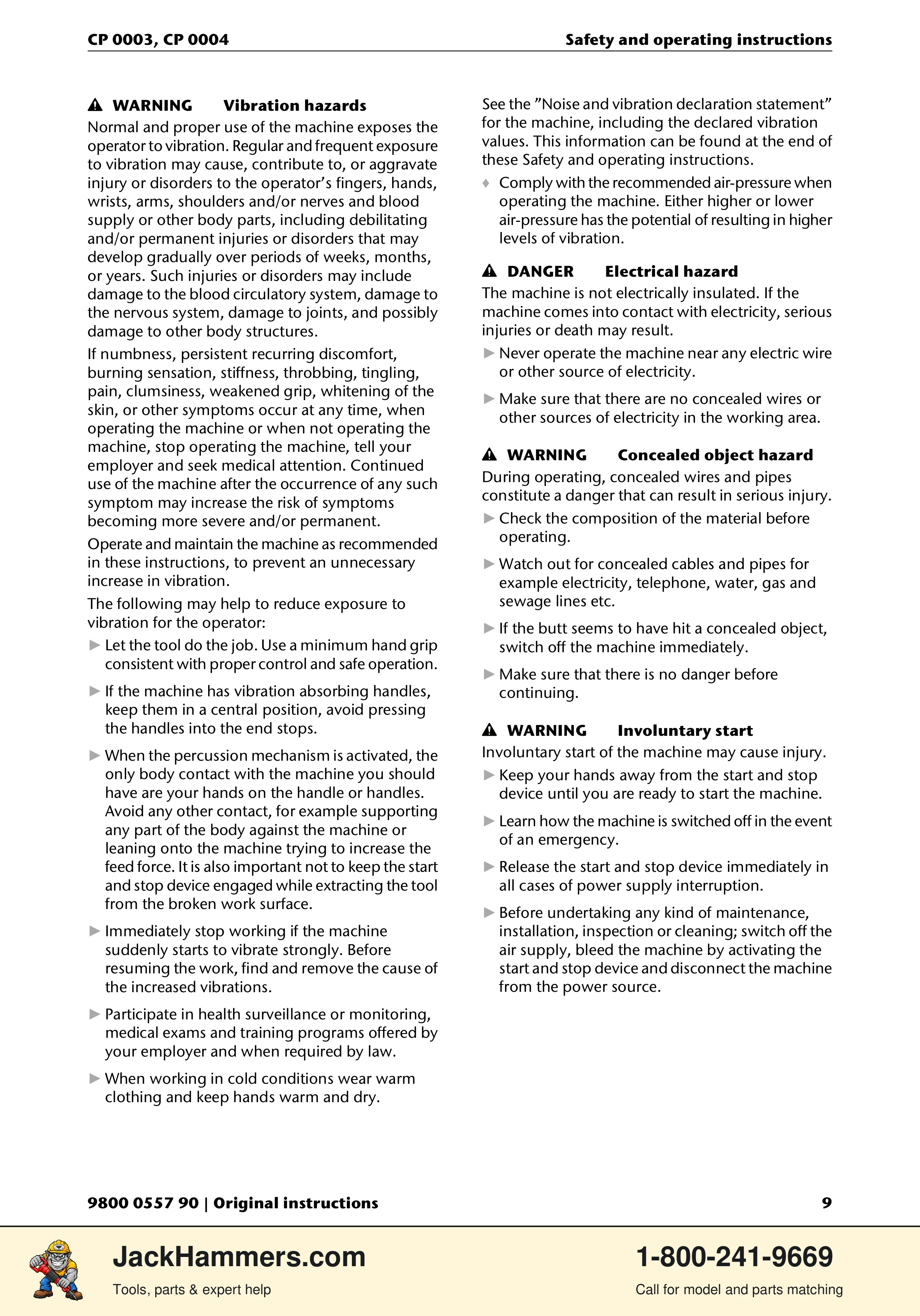 Chicago Pneumatic CP 0004 PDF page 9 of 216