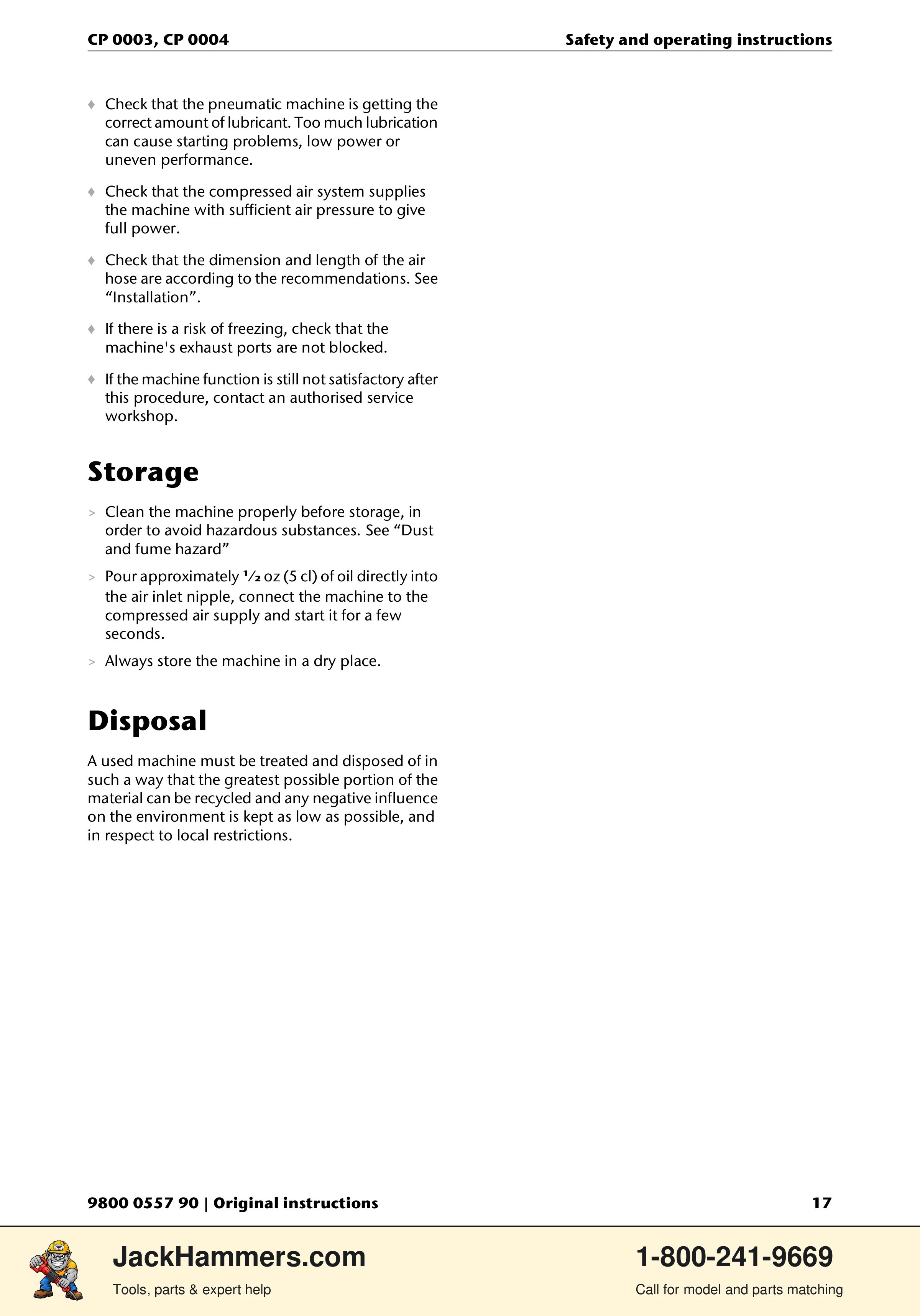 Chicago Pneumatic CP 0004 PDF page 17 of 216