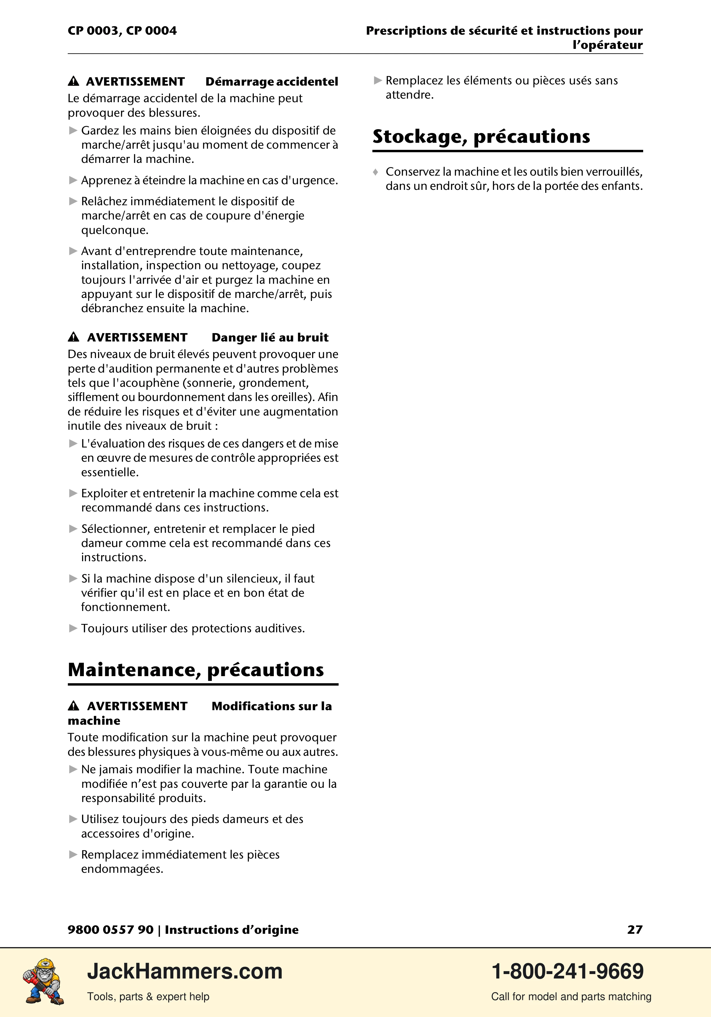 Chicago Pneumatic CP 0004 PDF page 27 of 216