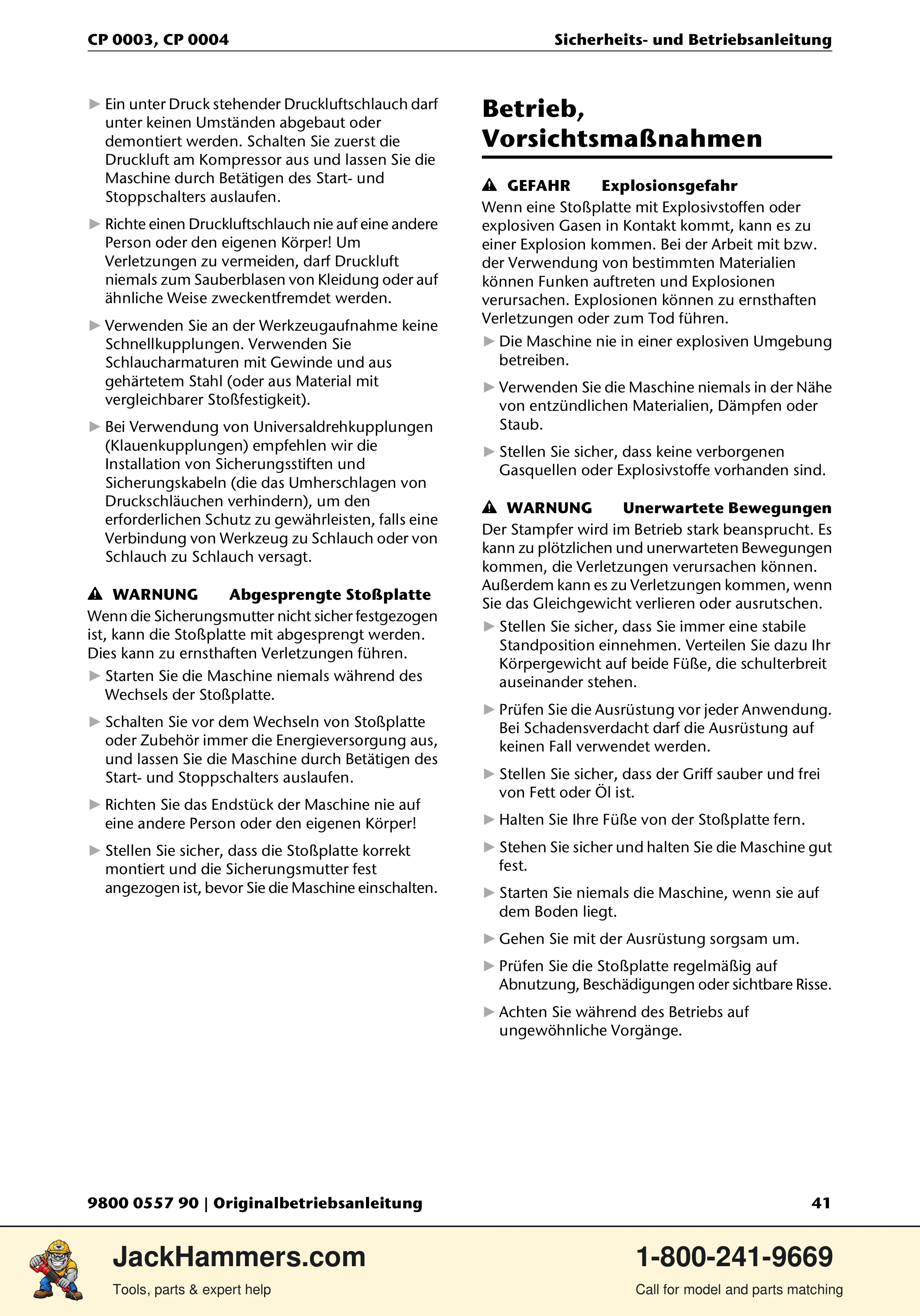 Chicago Pneumatic CP 0004 PDF page 41 of 216