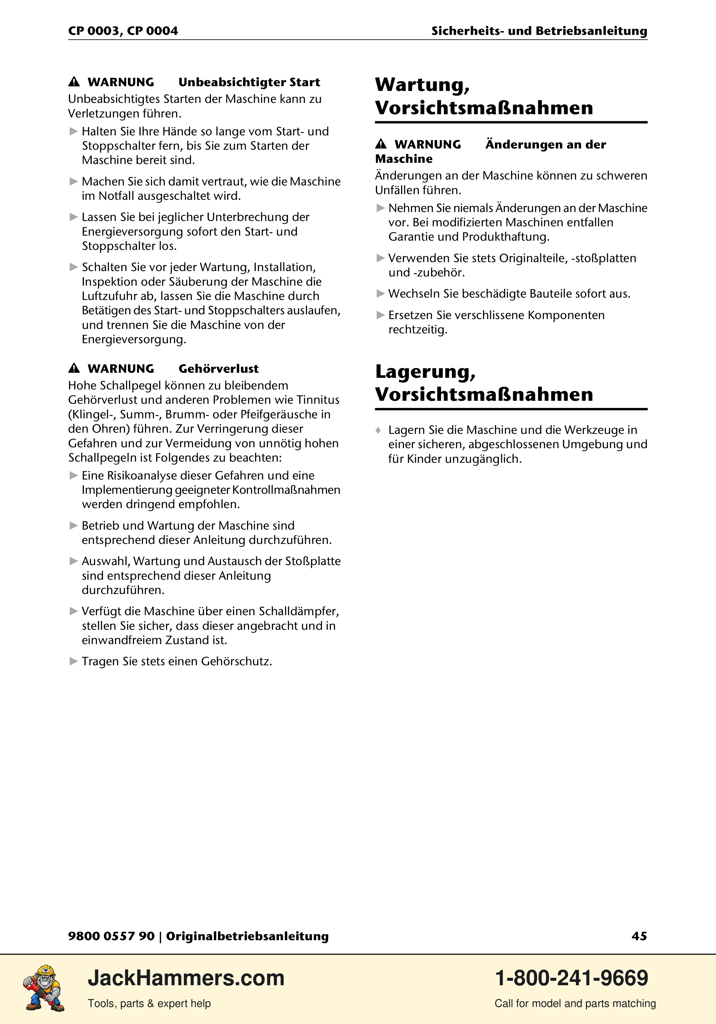 Chicago Pneumatic CP 0004 PDF page 45 of 216