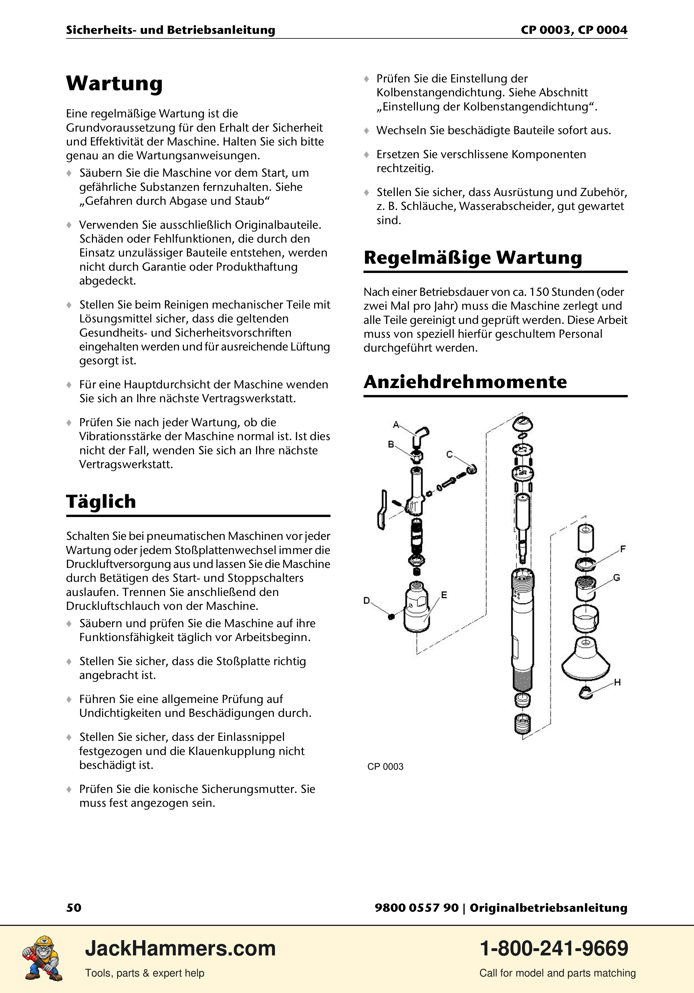 Chicago Pneumatic CP 0004 PDF page 50 of 216