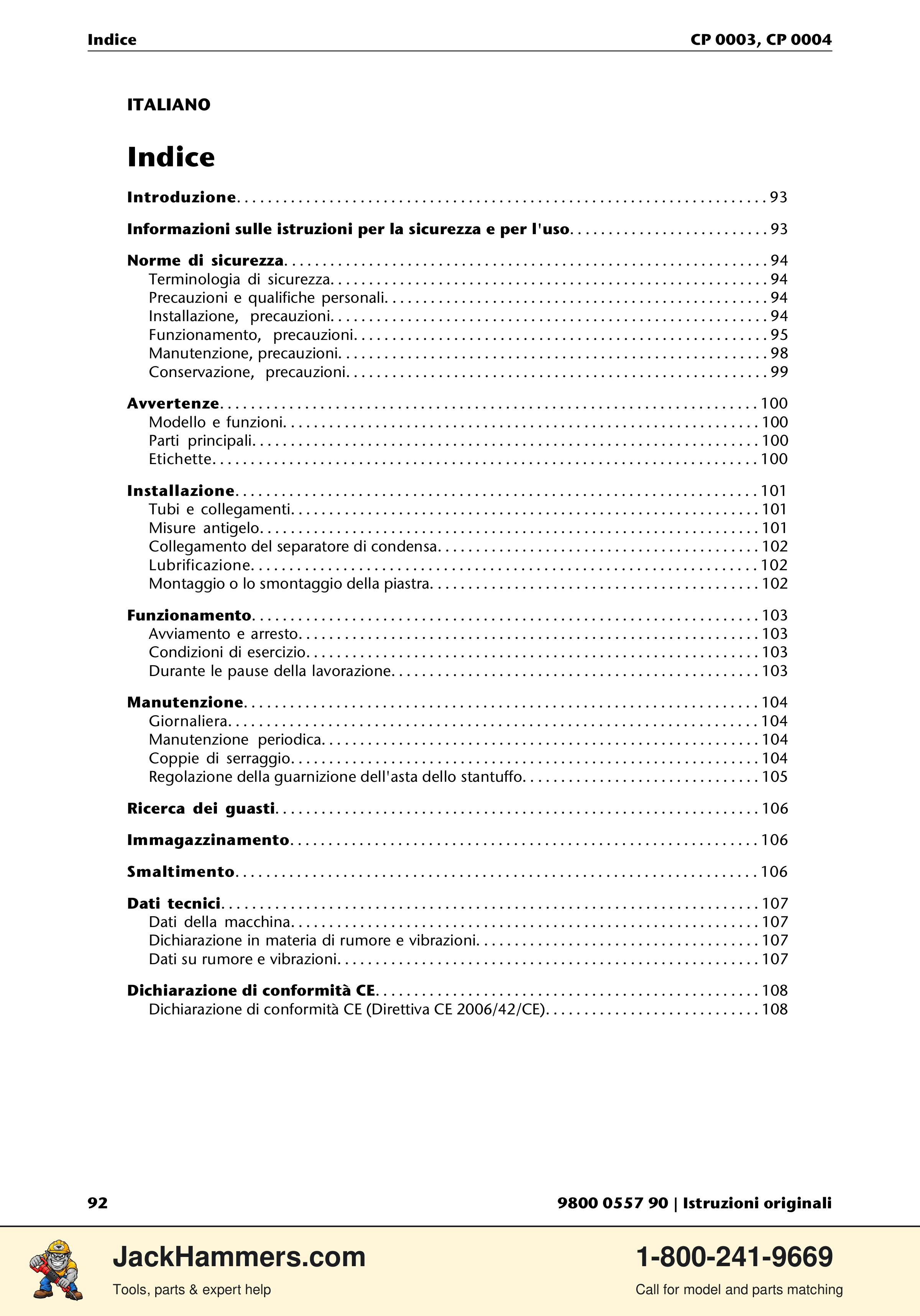 Chicago Pneumatic CP 0004 PDF page 92 of 216