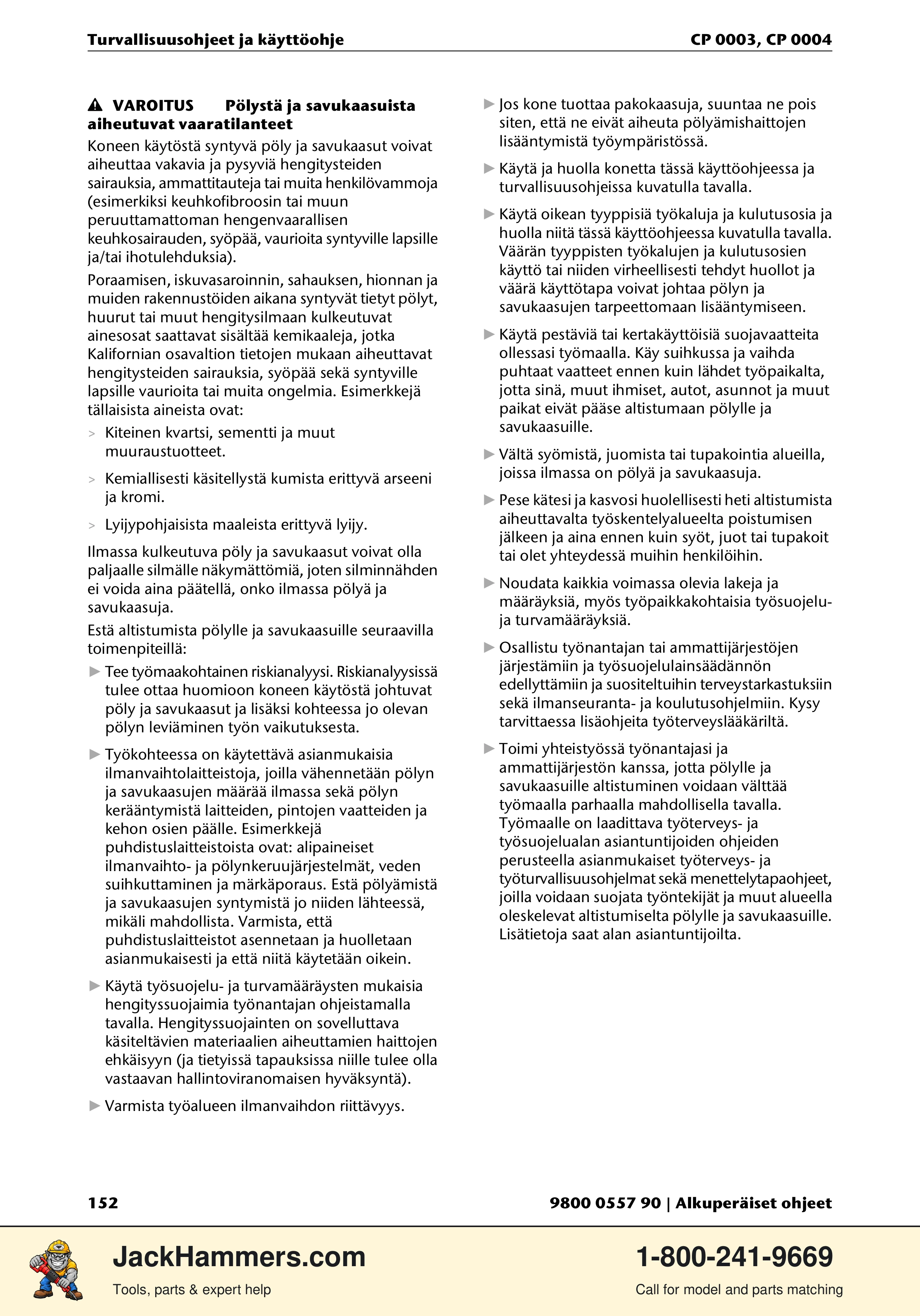 Chicago Pneumatic CP 0004 PDF page 152 of 216