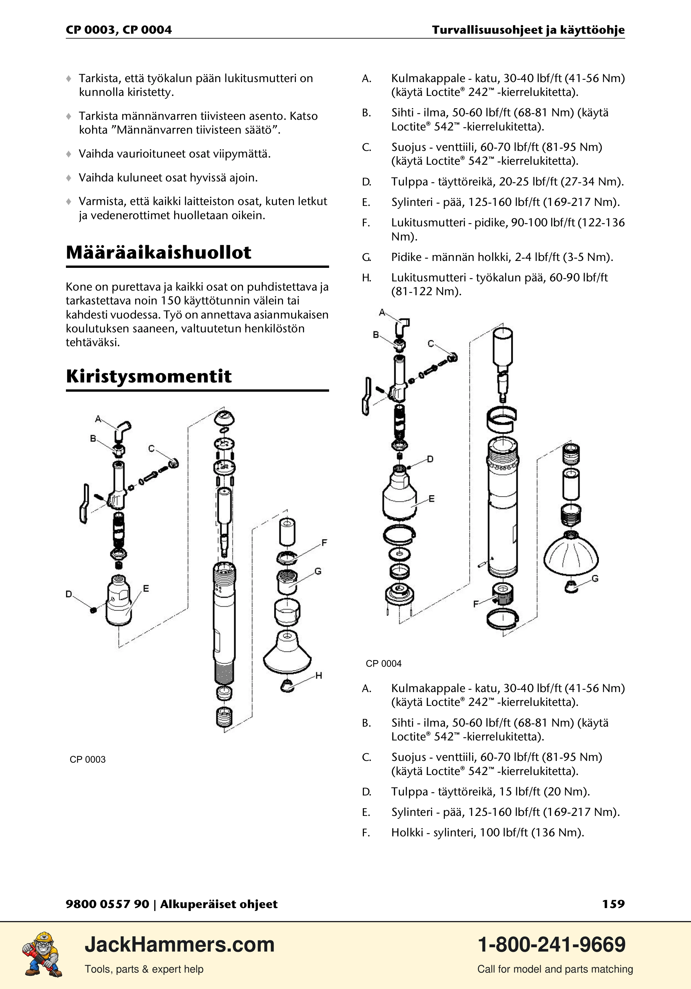 Chicago Pneumatic CP 0004 PDF page 159 of 216