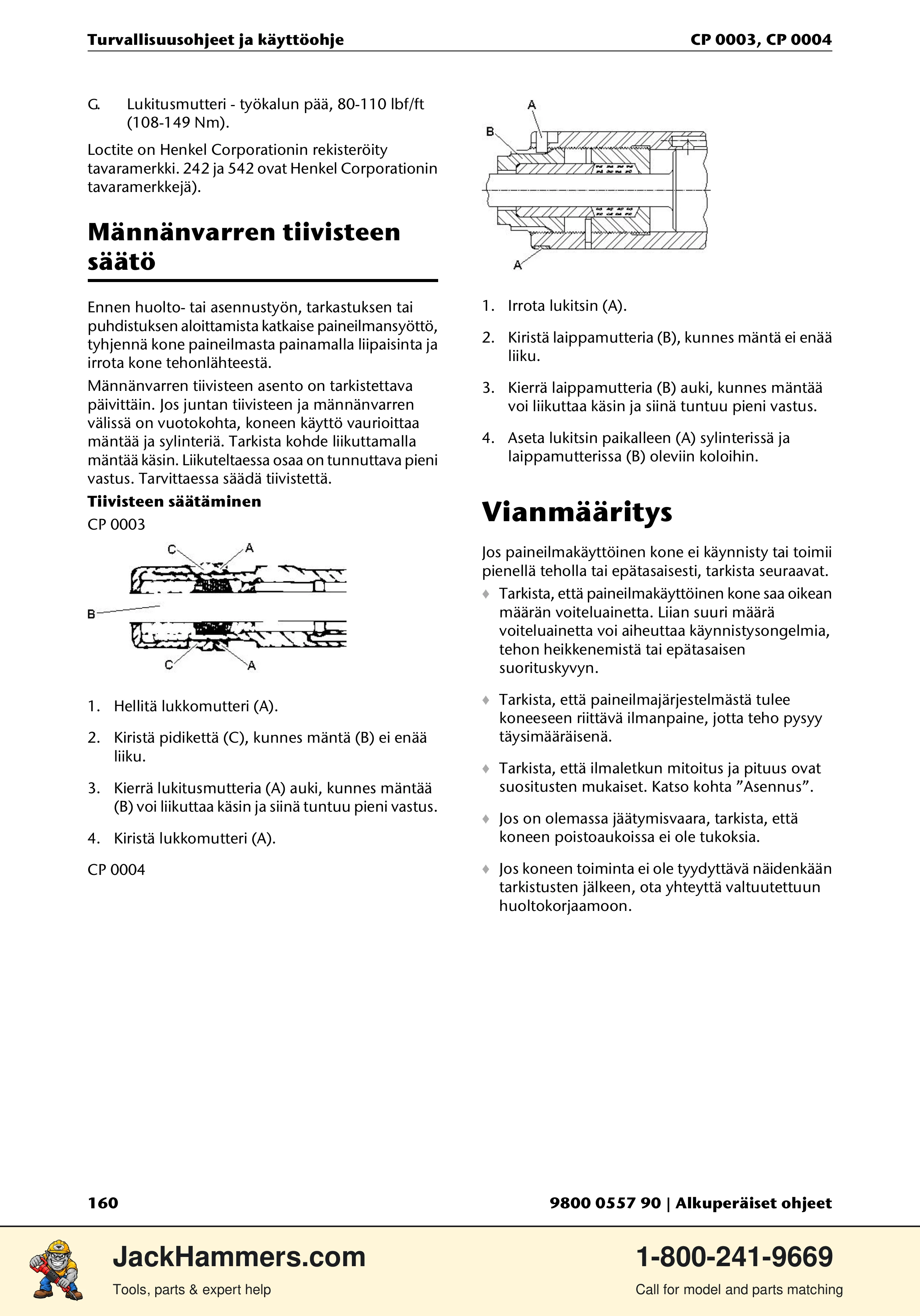 Chicago Pneumatic CP 0004 PDF page 160 of 216