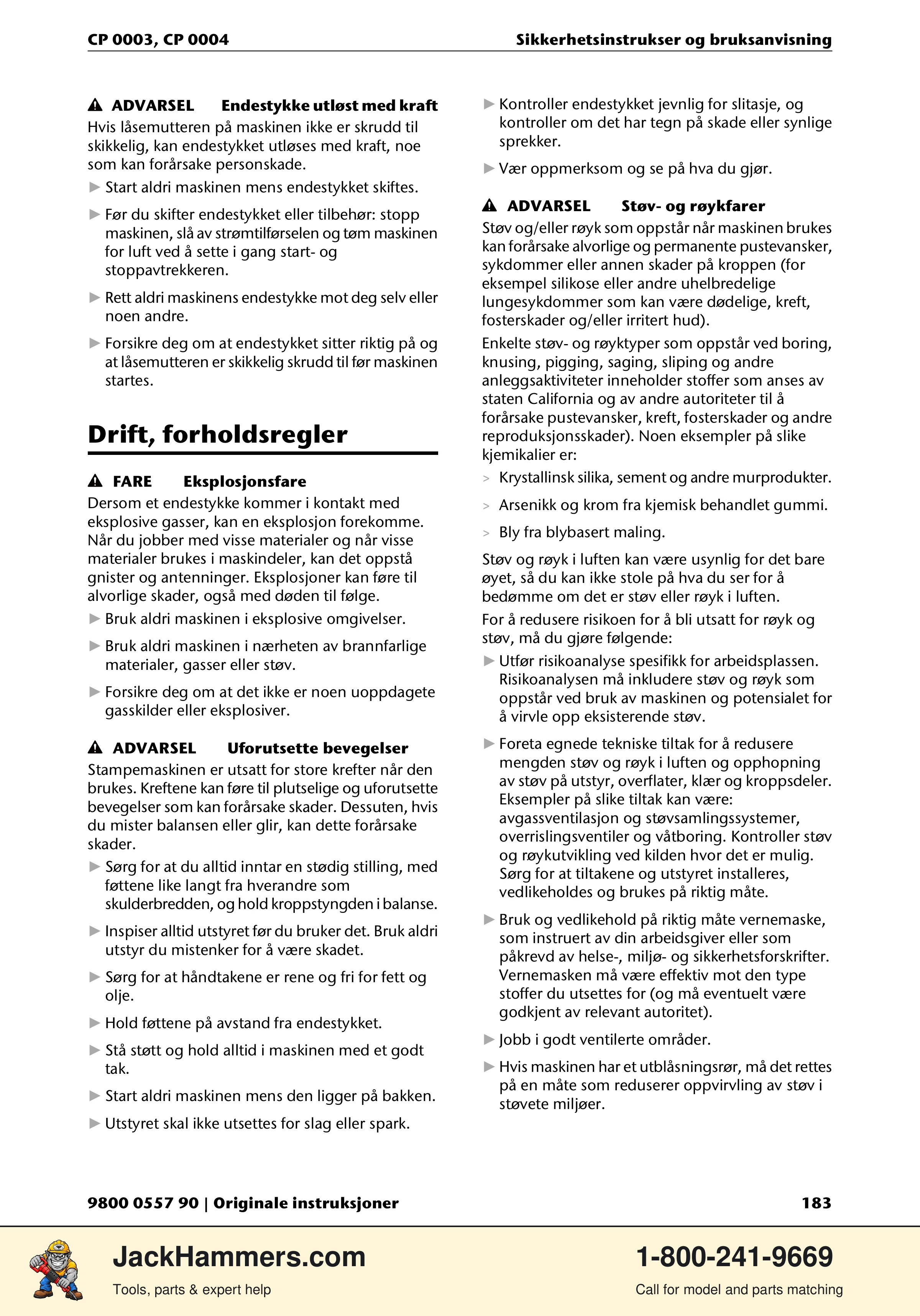 Chicago Pneumatic CP 0004 PDF page 183 of 216