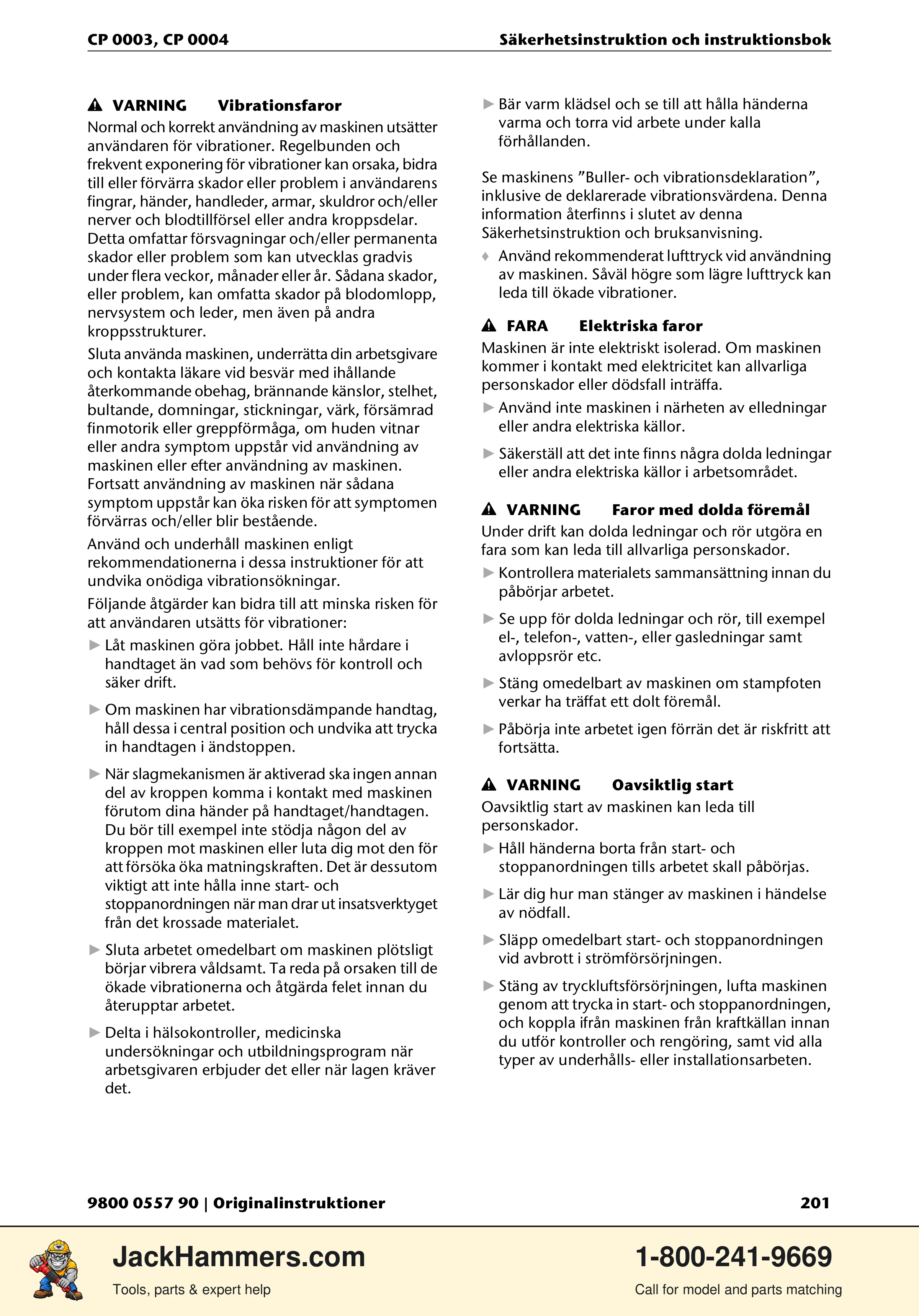 Chicago Pneumatic CP 0004 PDF page 201 of 216