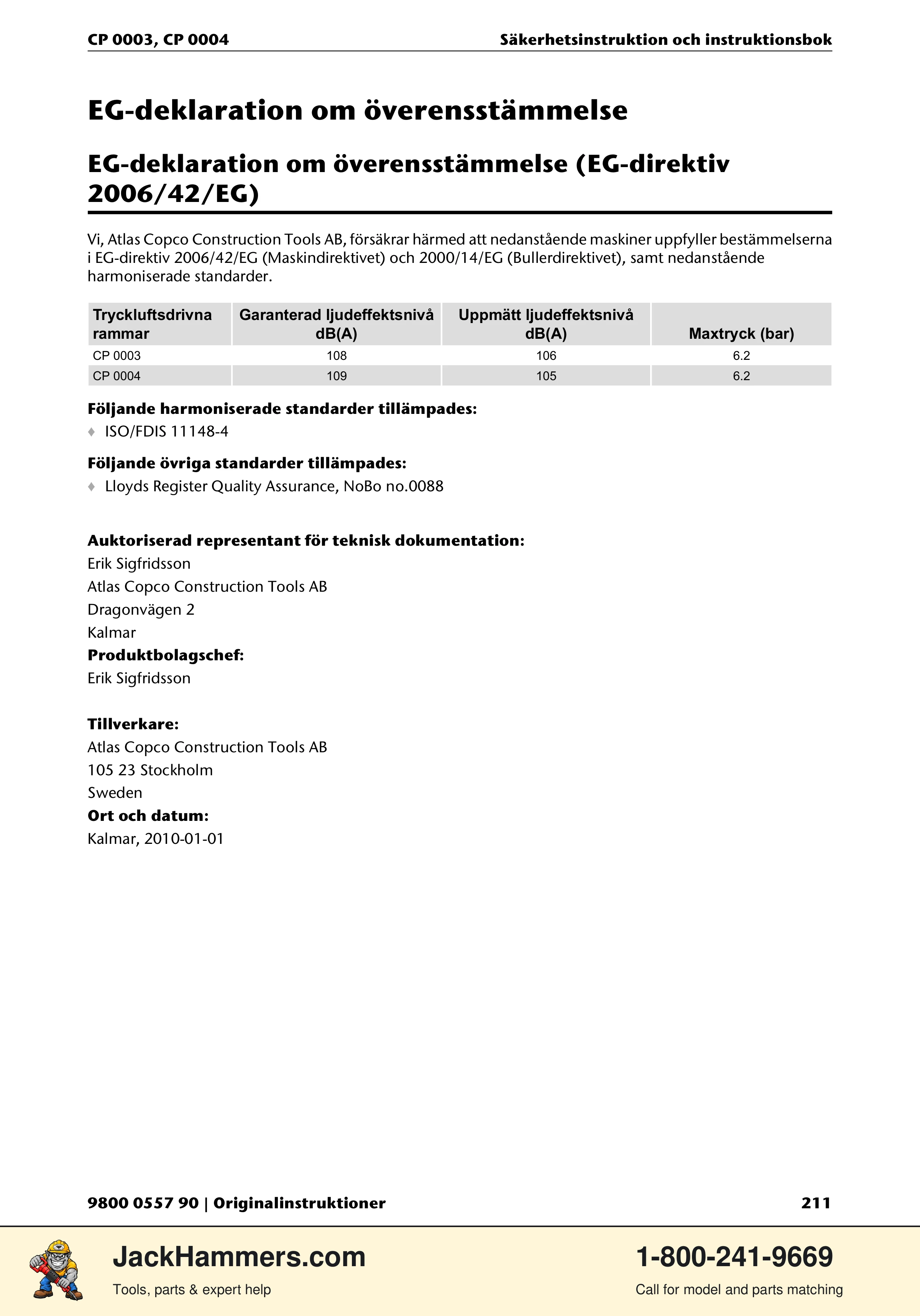 Chicago Pneumatic CP 0004 PDF page 211 of 216