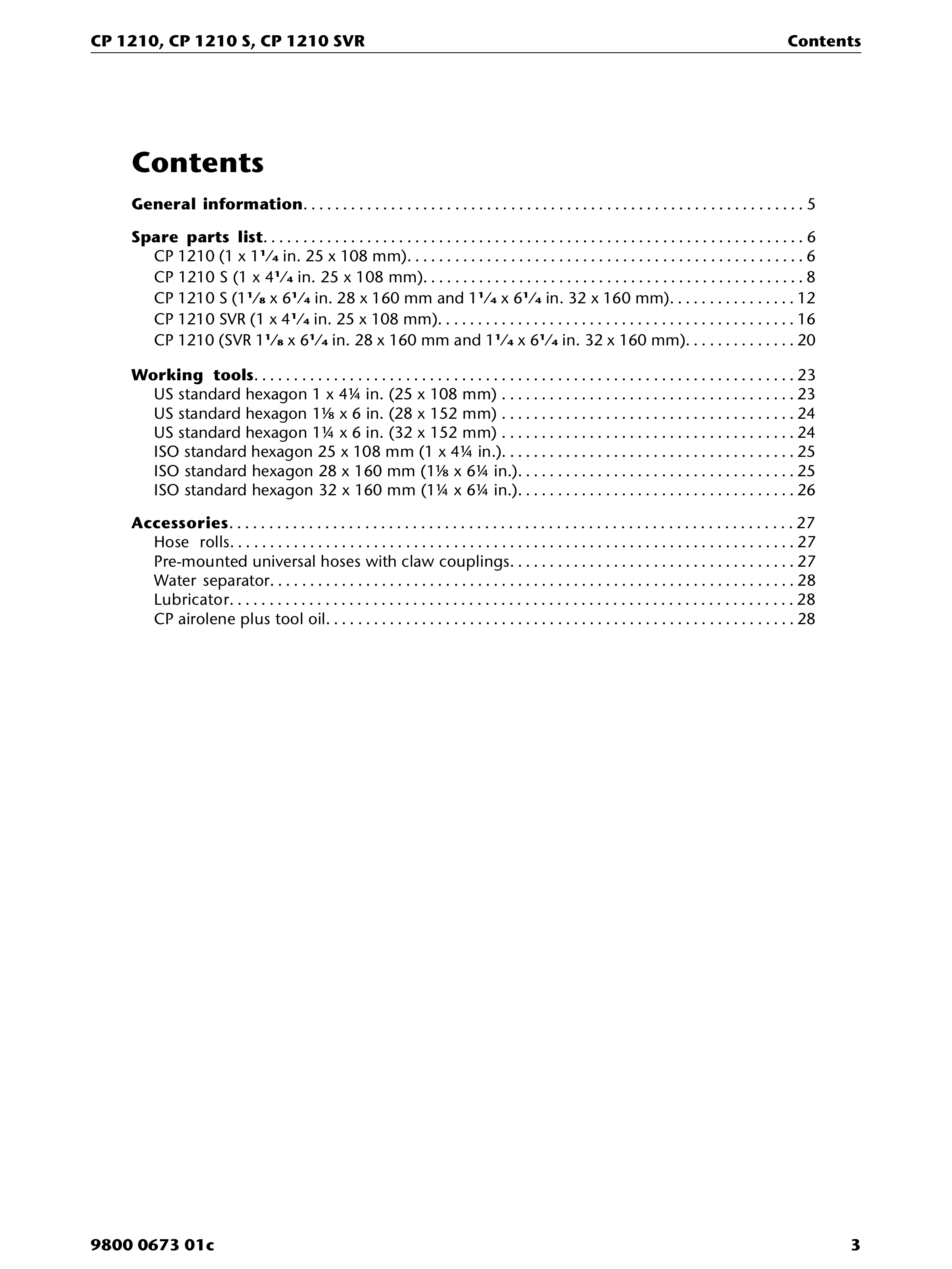 Chicago Pneumatic 1210 PDF page 3 of 32