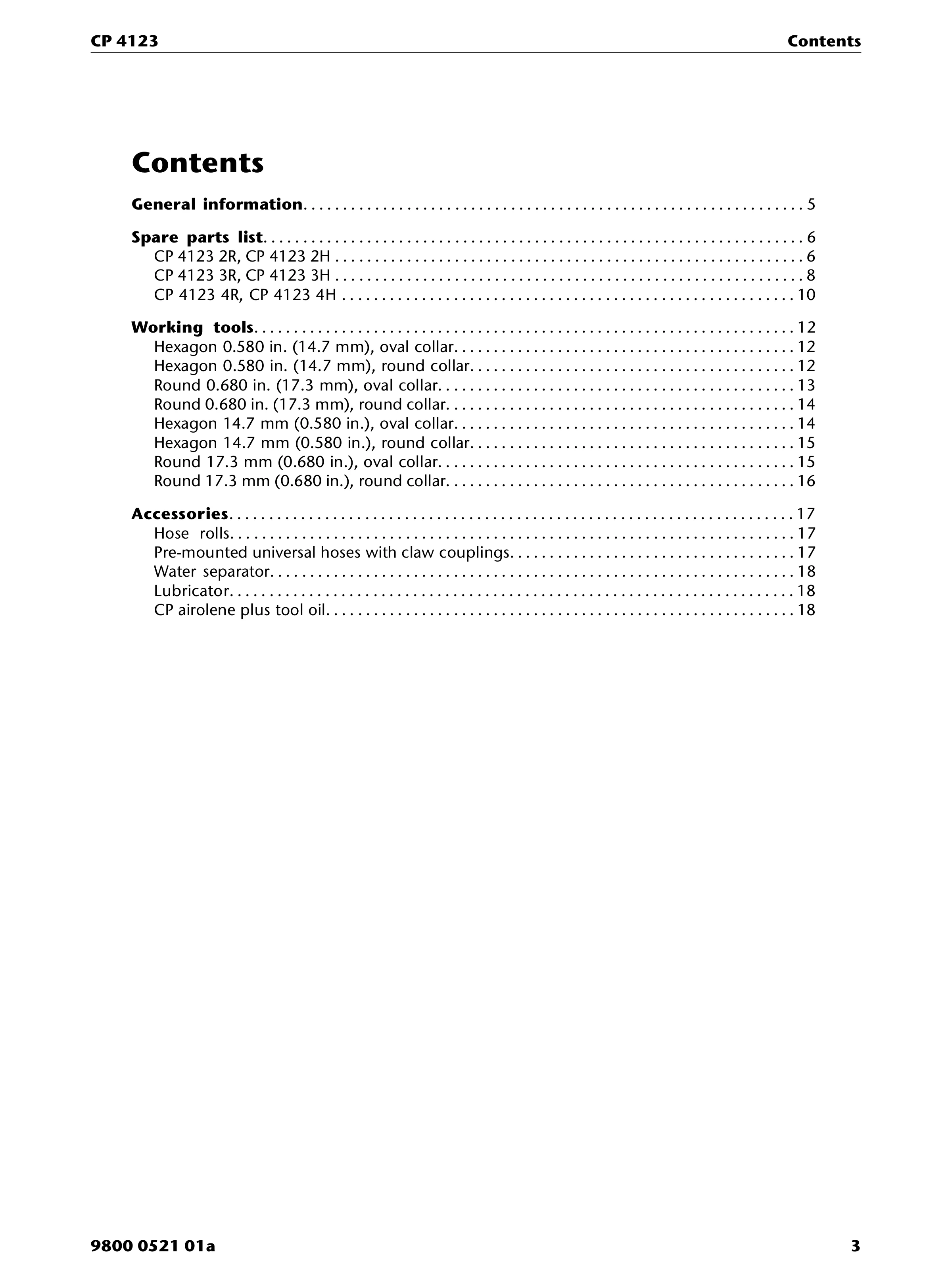 Chicago Pneumatic CP 4123 PDF page 3 of 20