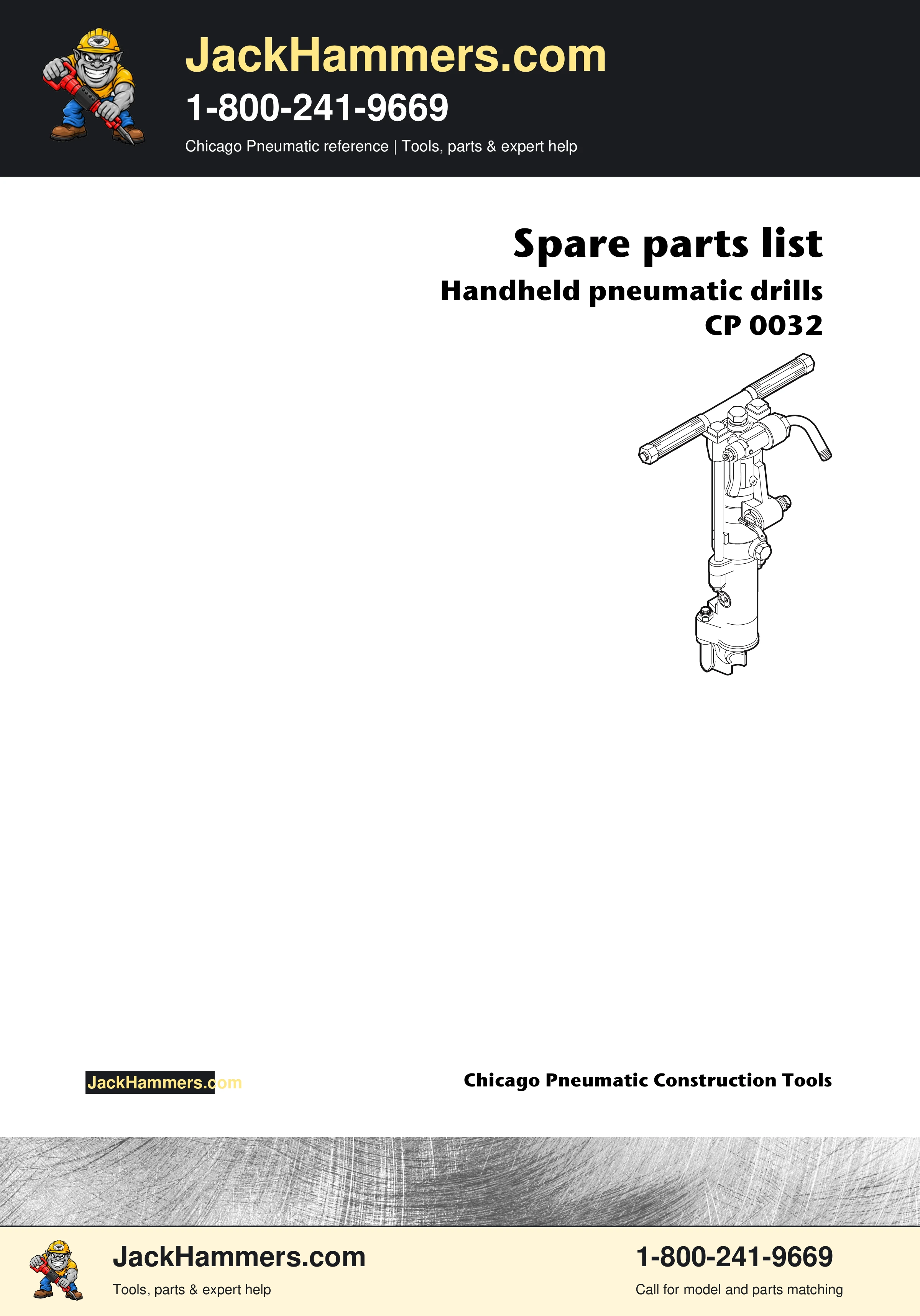 Chicago Pneumatic 0032 Series PDF page 1 of 24