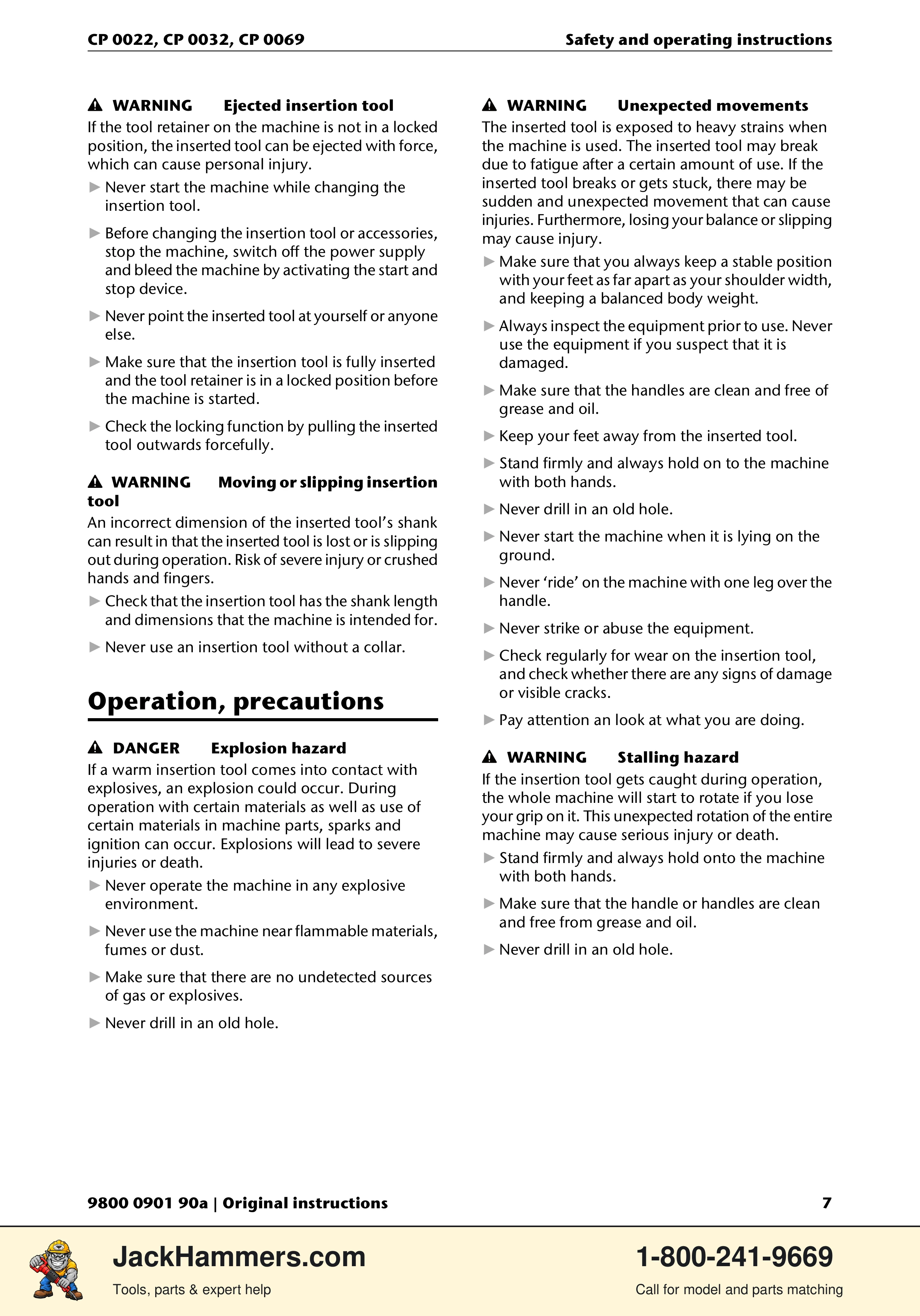Chicago Pneumatic 0022 Series / 0032 Series / 0069 Series PDF page 7 of 148