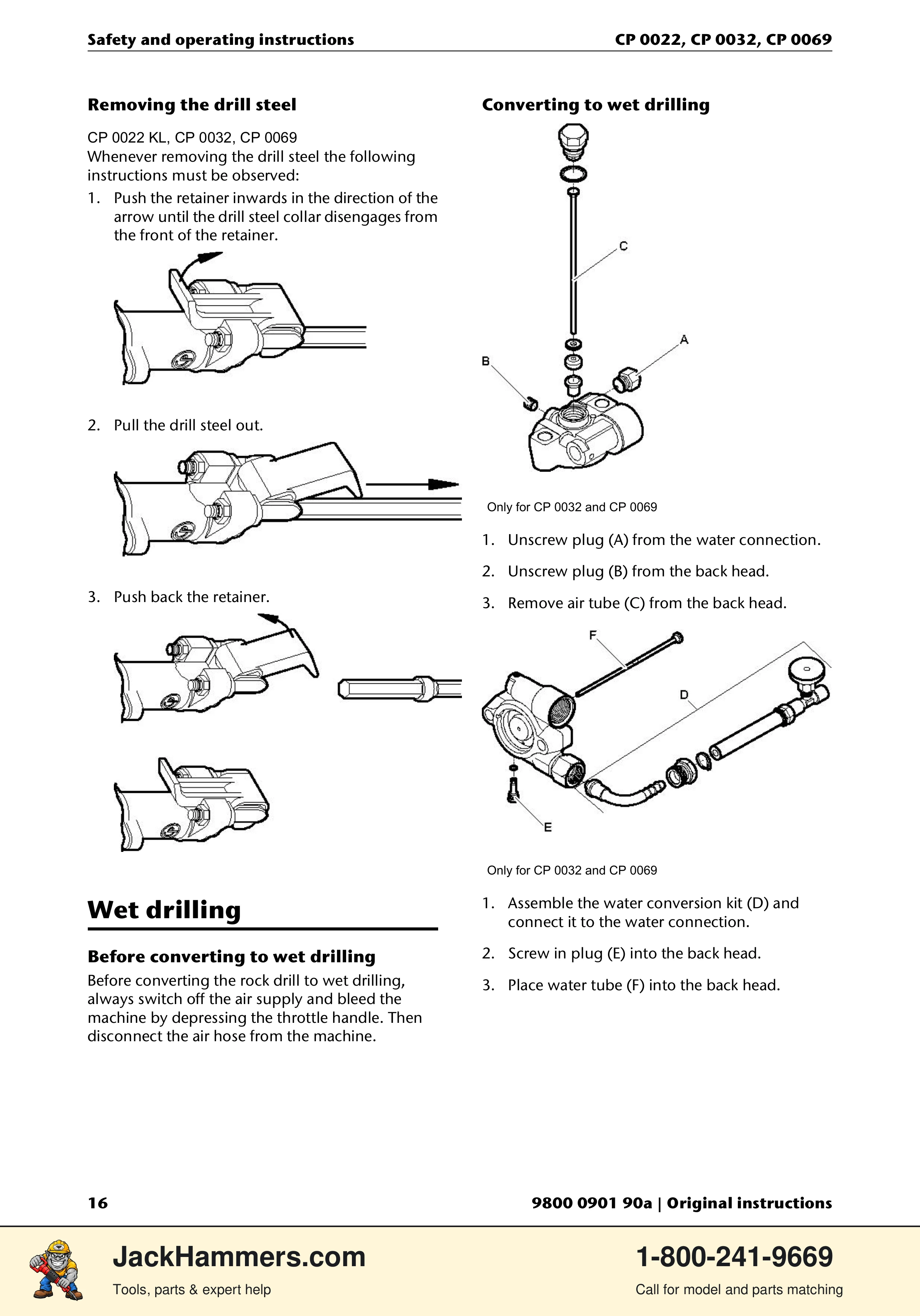 Chicago Pneumatic 0022 Series / 0032 Series / 0069 Series PDF page 16 of 148