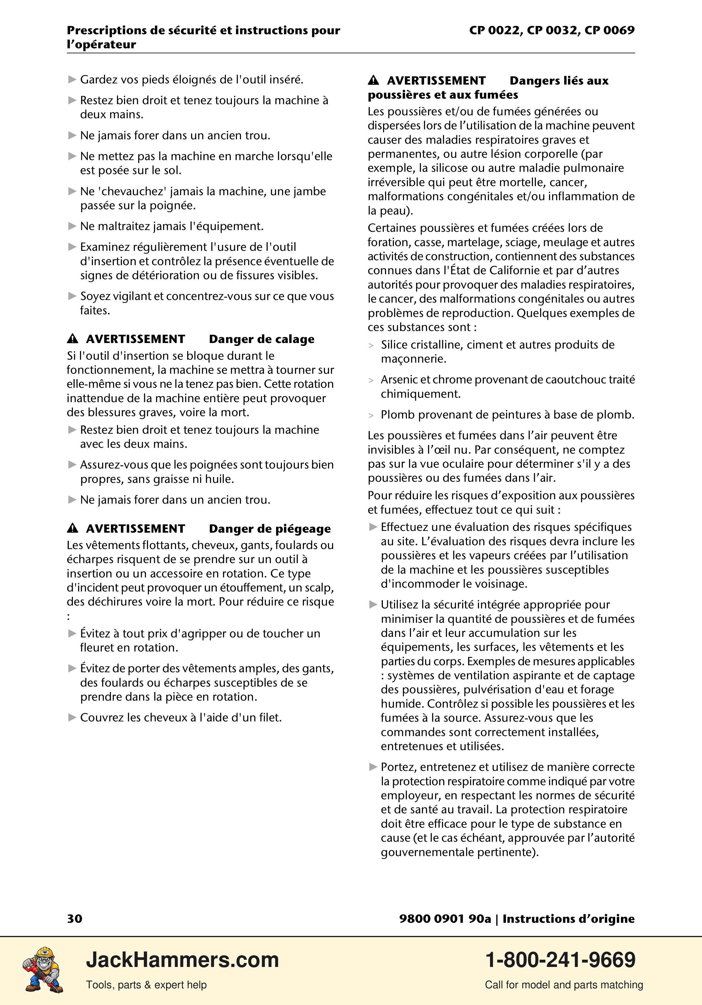 Chicago Pneumatic 0022 Series / 0032 Series / 0069 Series PDF page 30 of 148