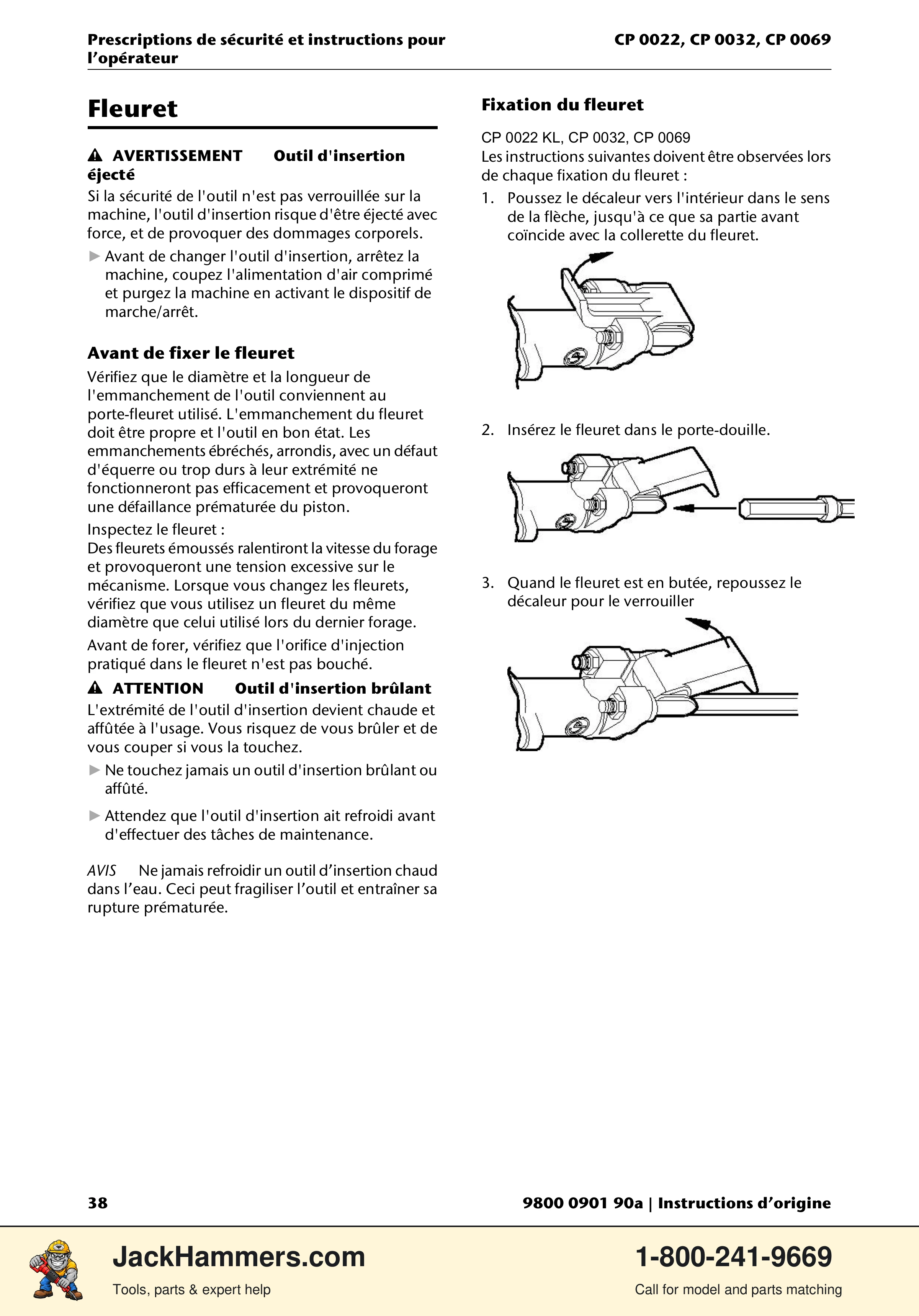 Chicago Pneumatic 0022 Series / 0032 Series / 0069 Series PDF page 38 of 148