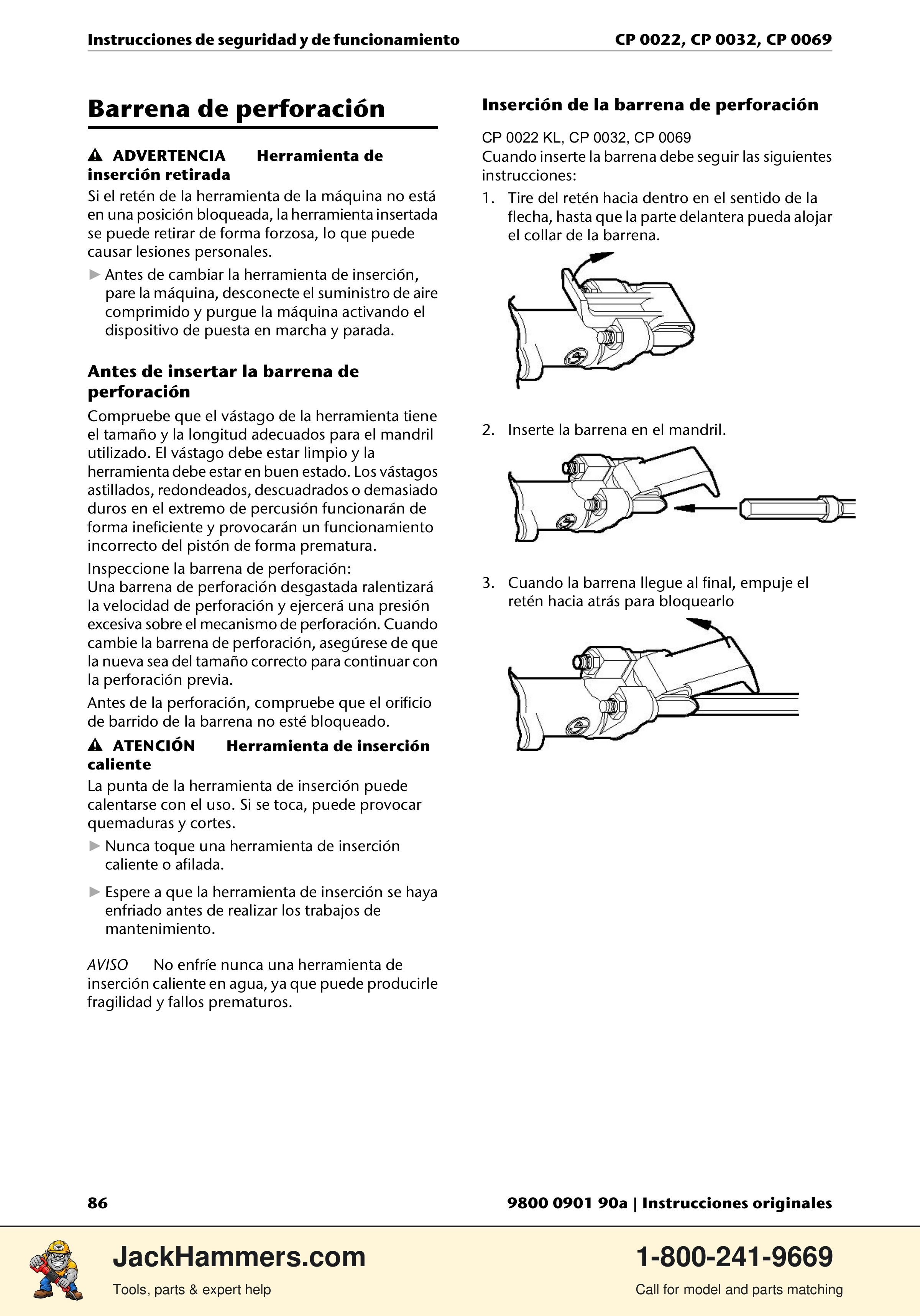 Chicago Pneumatic 0022 Series / 0032 Series / 0069 Series PDF page 86 of 148