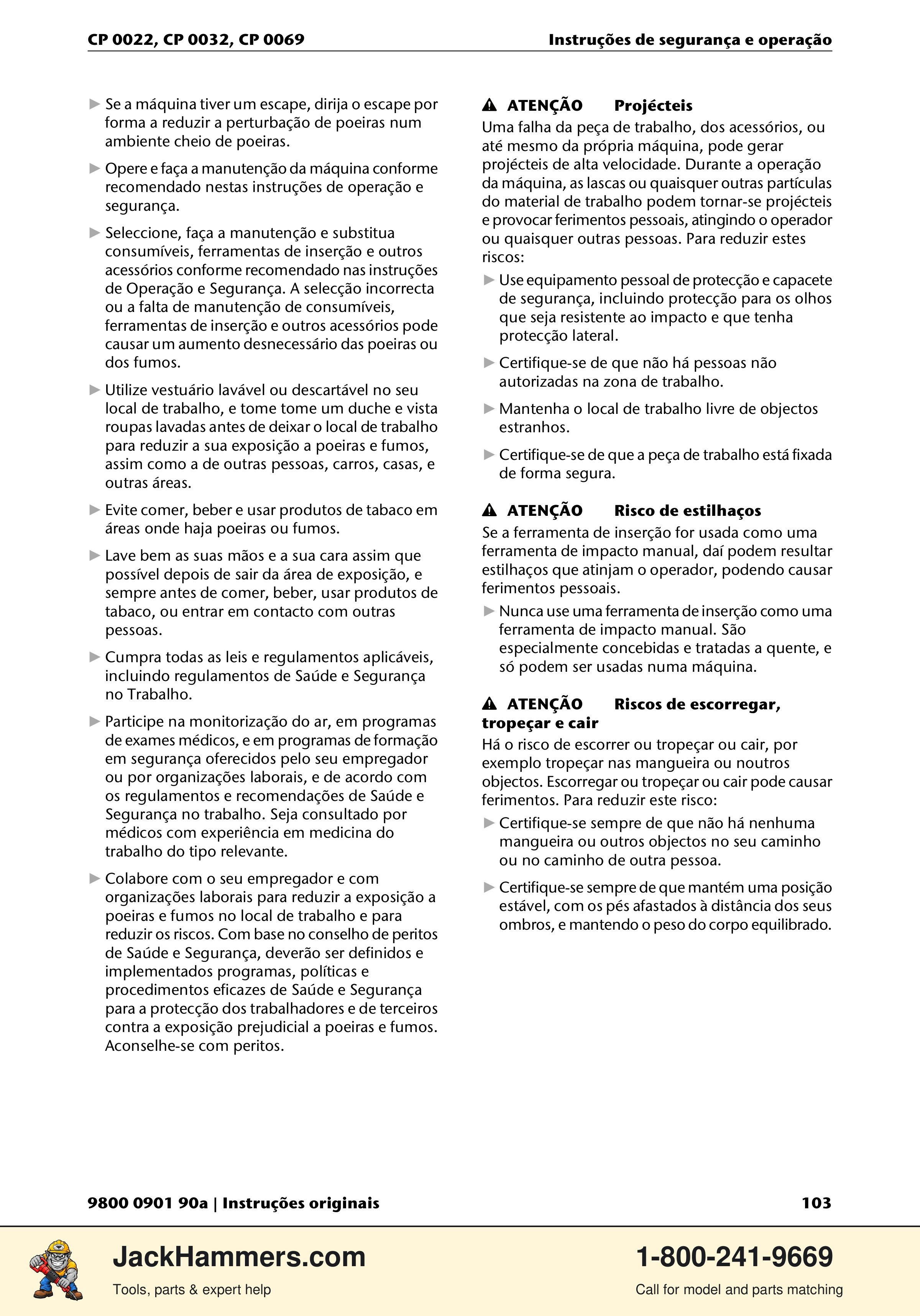 Chicago Pneumatic 0022 Series / 0032 Series / 0069 Series PDF page 103 of 148