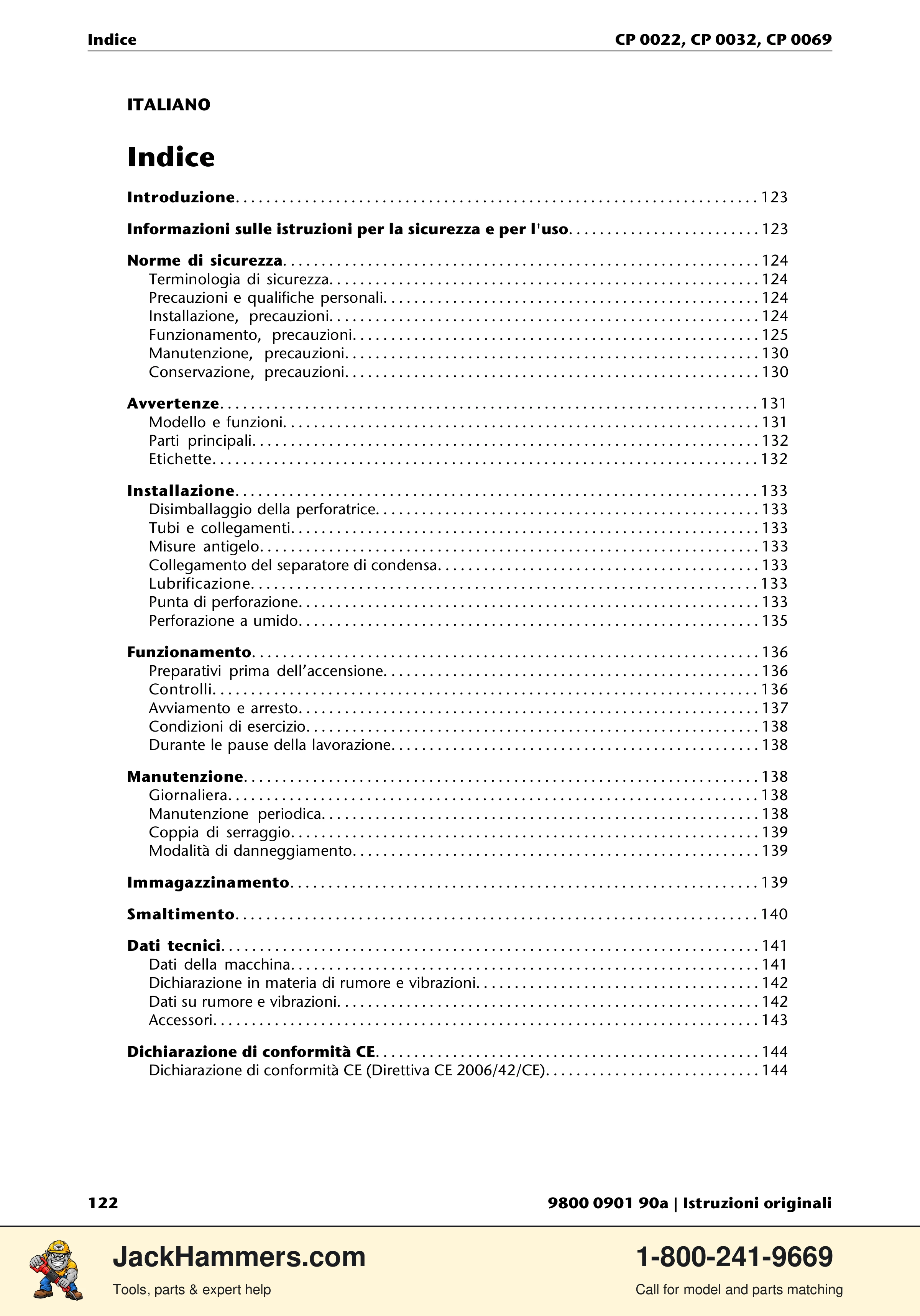 Chicago Pneumatic 0022 Series / 0032 Series / 0069 Series PDF page 122 of 148