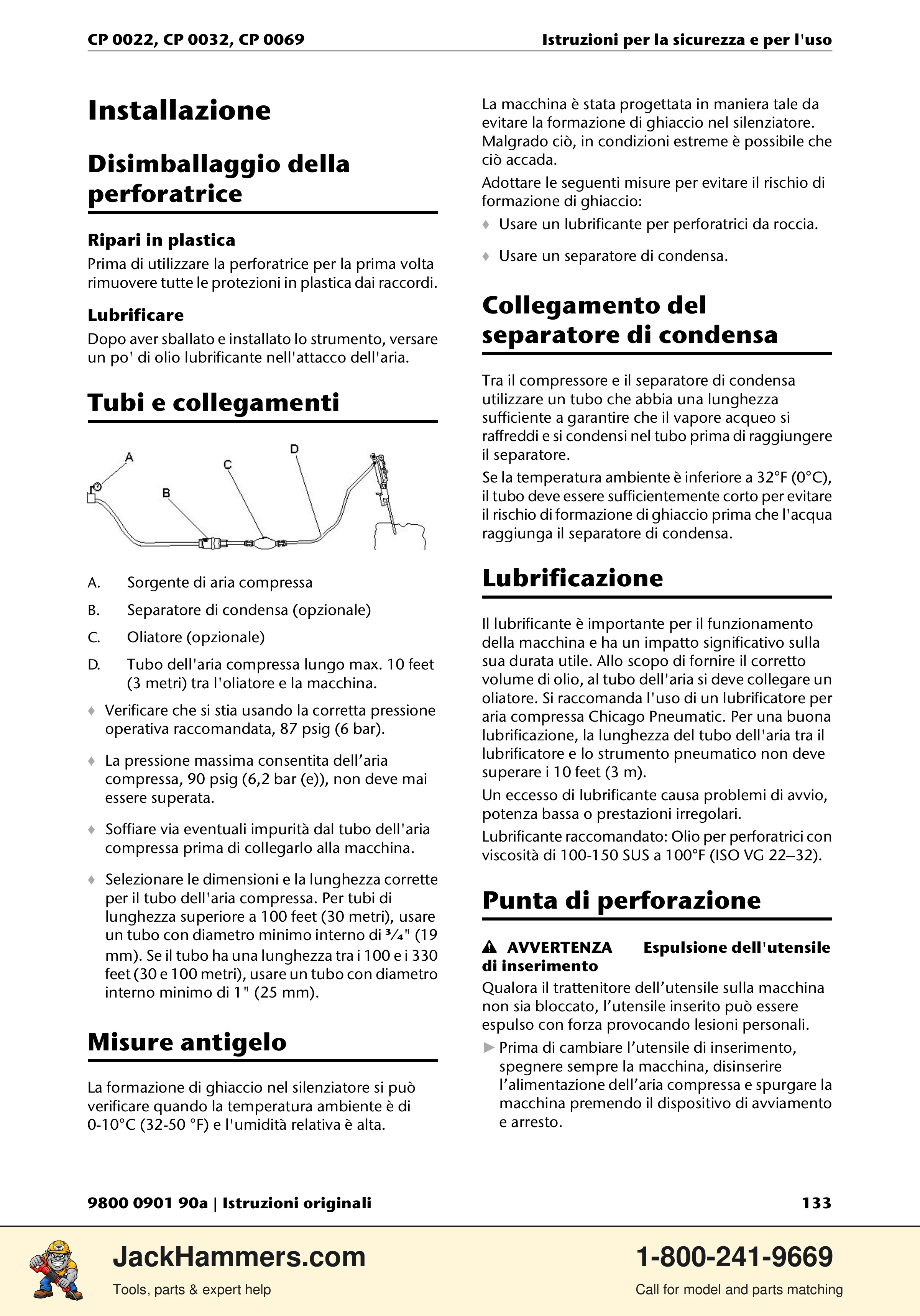 Chicago Pneumatic 0022 Series / 0032 Series / 0069 Series PDF page 133 of 148