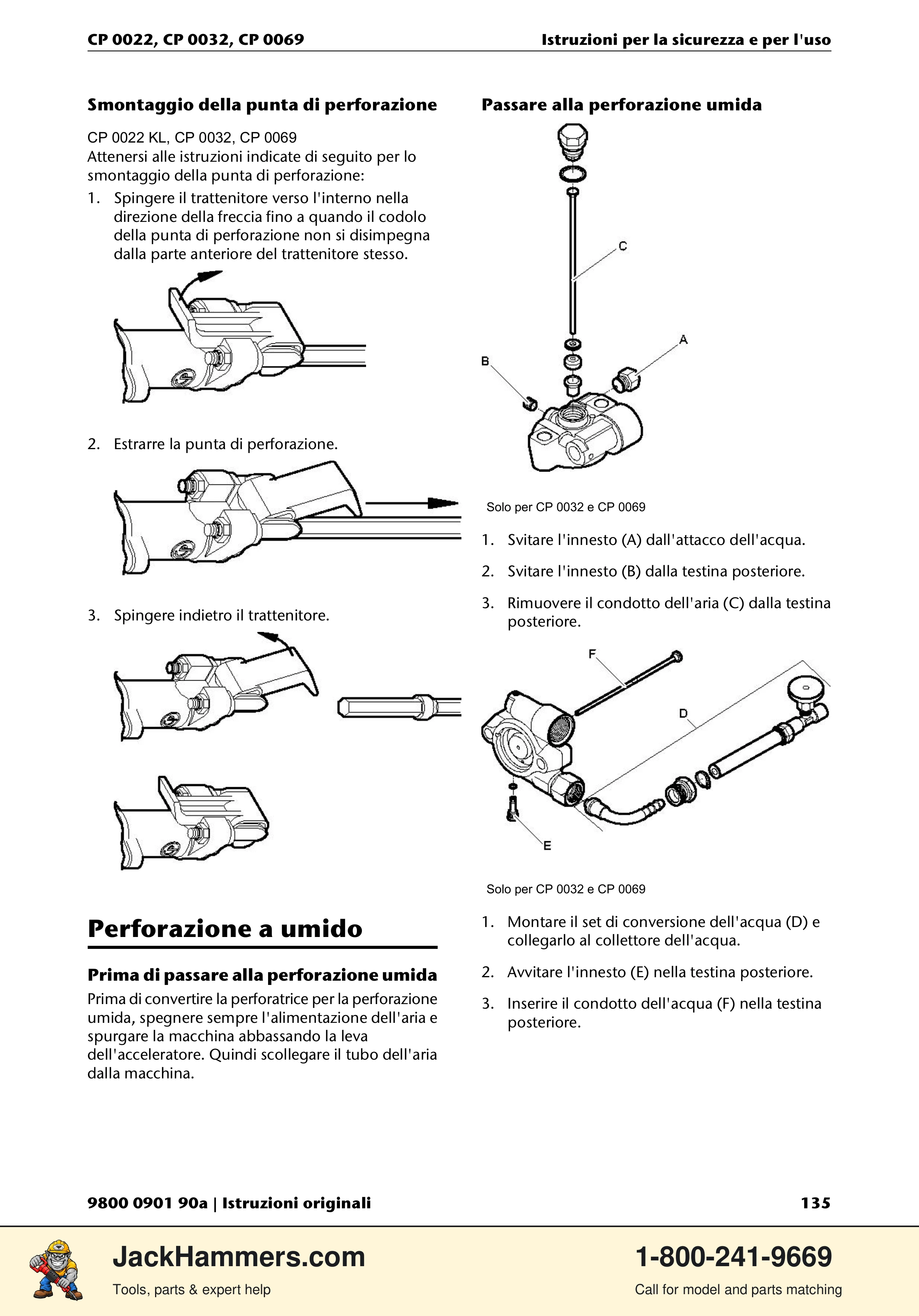 Chicago Pneumatic 0022 Series / 0032 Series / 0069 Series PDF page 135 of 148