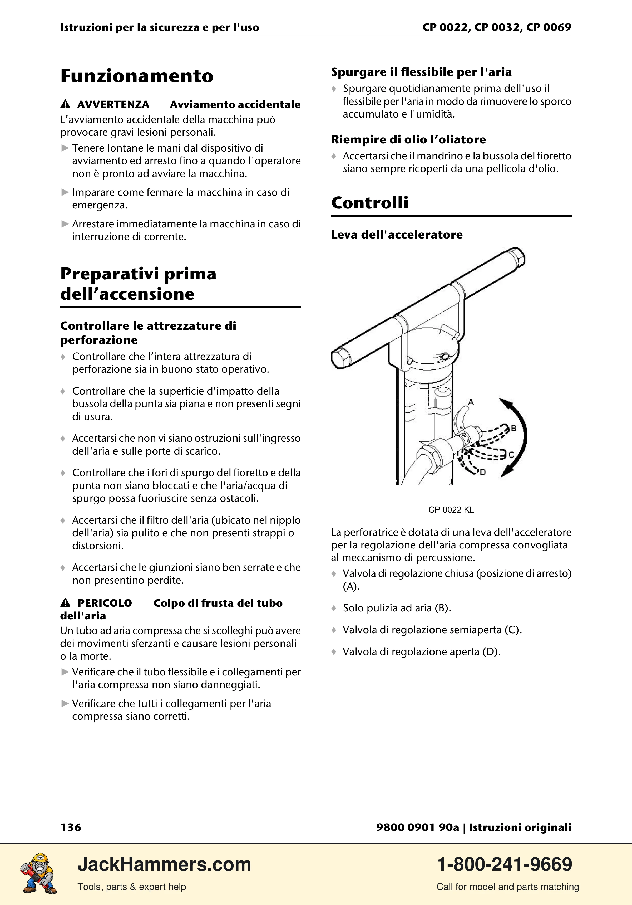 Chicago Pneumatic 0022 Series / 0032 Series / 0069 Series PDF page 136 of 148